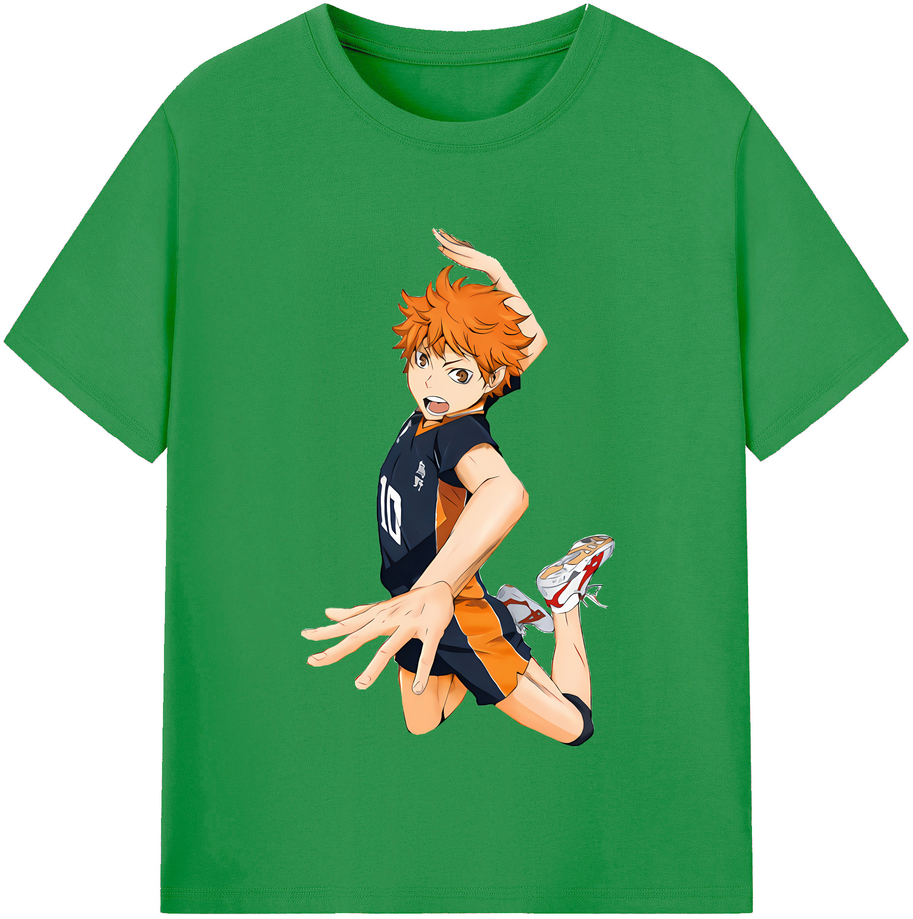 （画像用） ハイキュー!! Haikyu!! レディースカジュアルプリントTシャツ（綿100％）