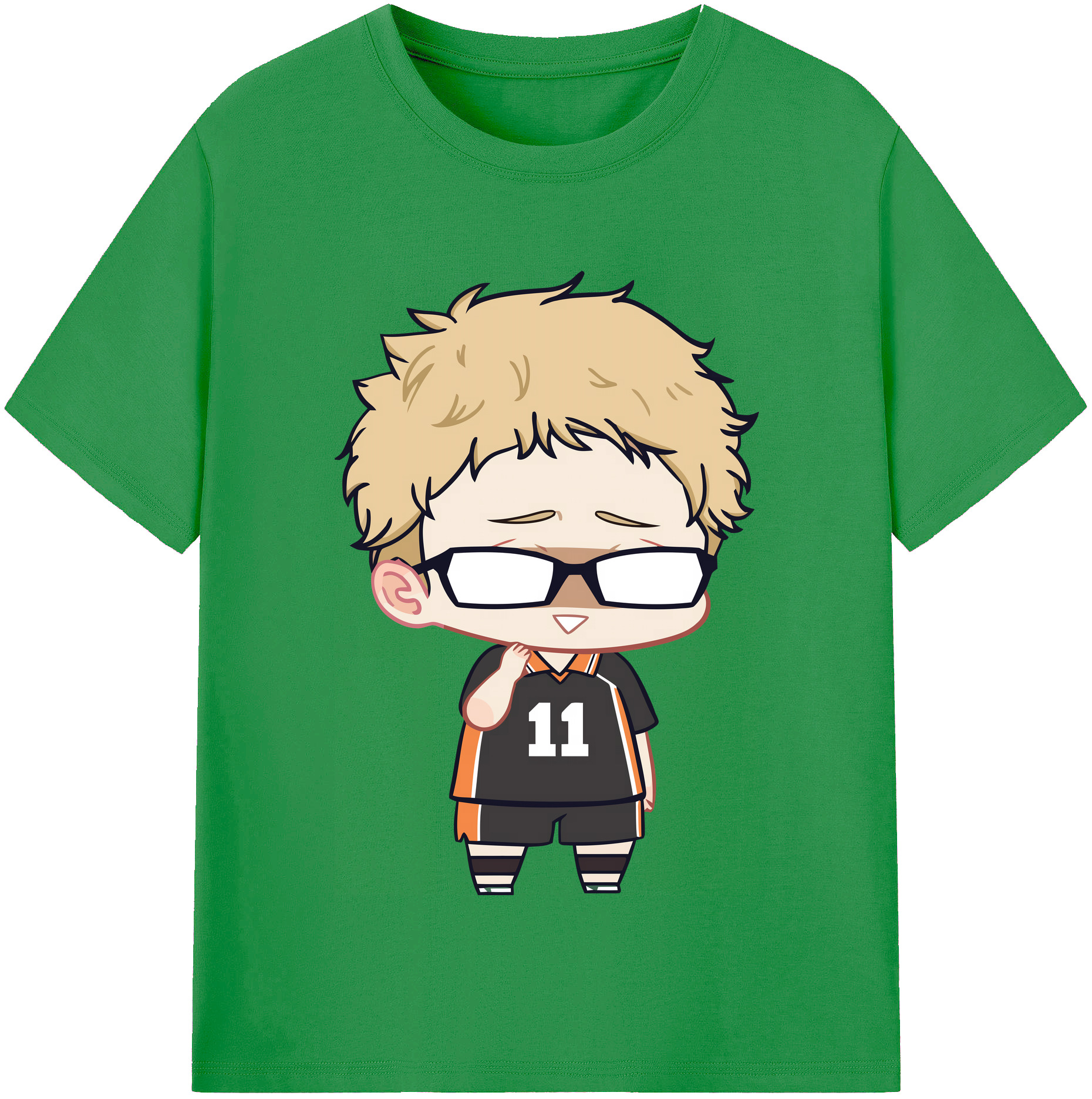 （画像用） ハイキュー!! Haikyu!! レディースカジュアルプリントTシャツ（綿100％）