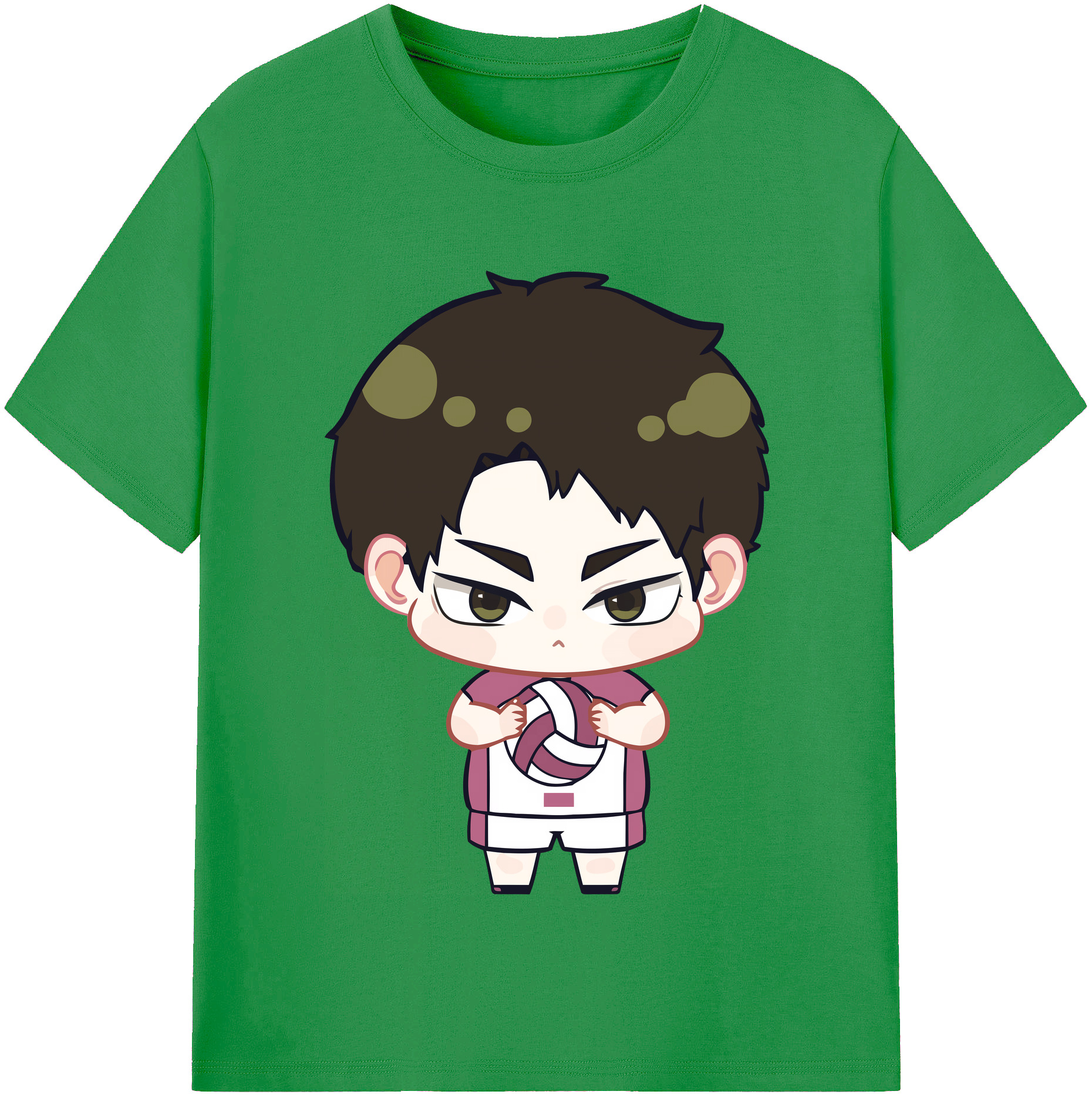 （画像用） ハイキュー!! Haikyu!! レディースカジュアルプリントTシャツ（綿100％）