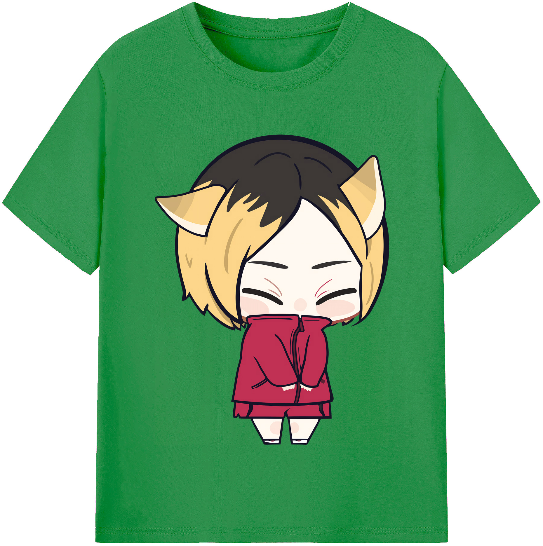 （画像用） ハイキュー!! Haikyu!! レディースカジュアルプリントTシャツ（綿100％）