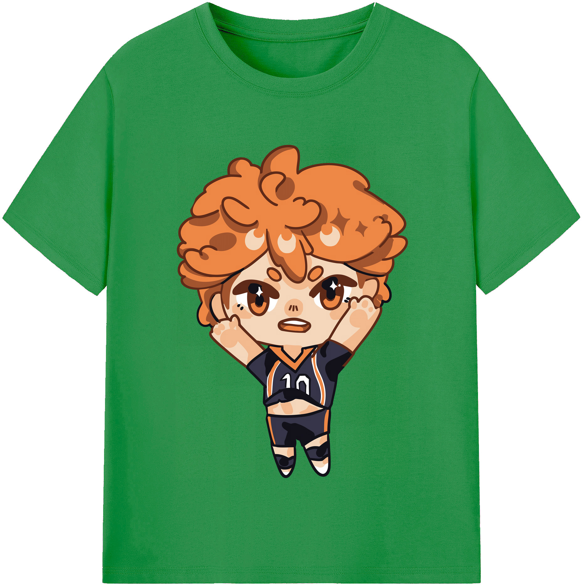 （画像用） ハイキュー!! Haikyu!! レディースカジュアルプリントTシャツ（綿100％）