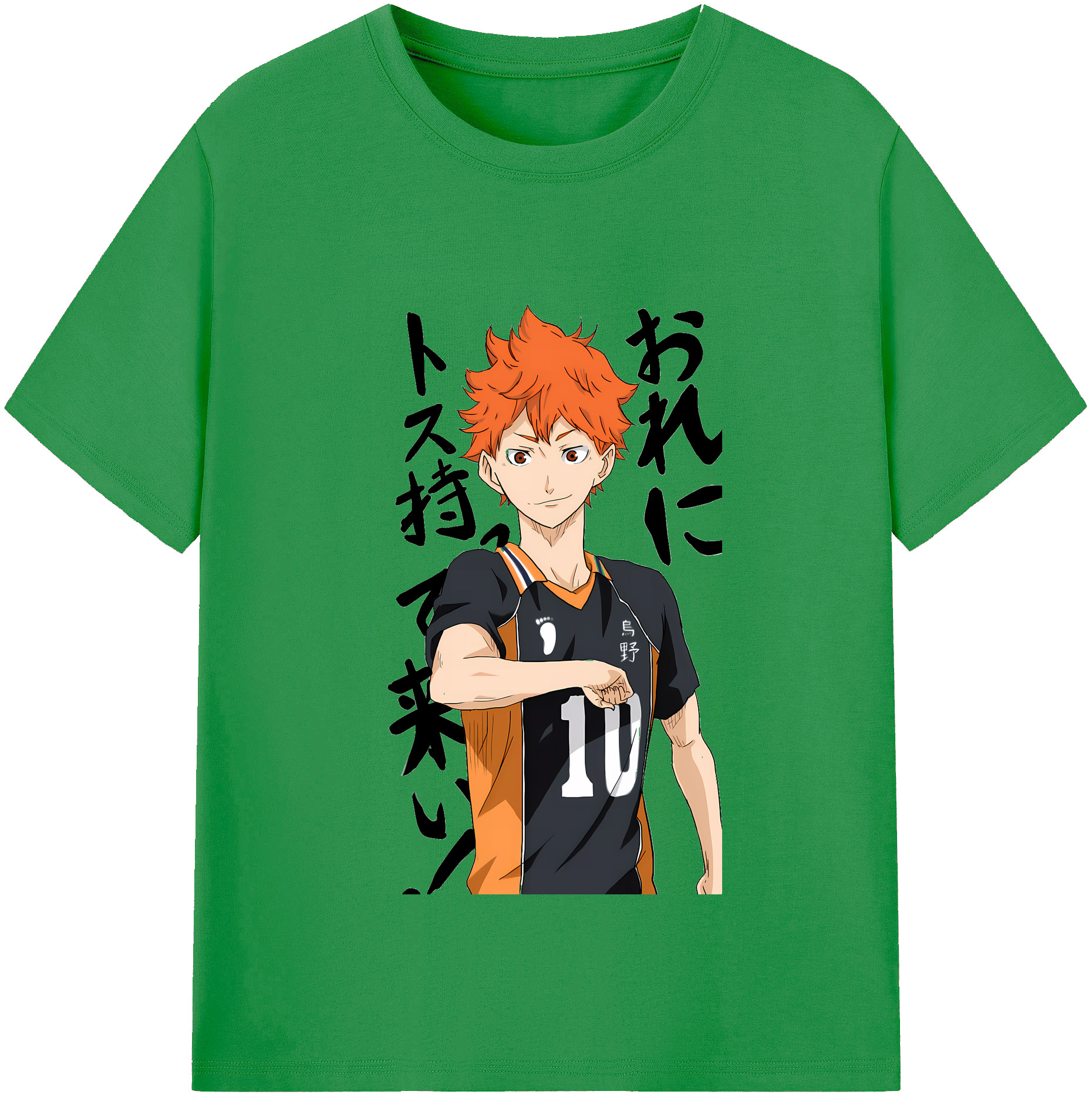 （画像用） ハイキュー!! Haikyu!! レディースカジュアルプリントTシャツ（綿100％）
