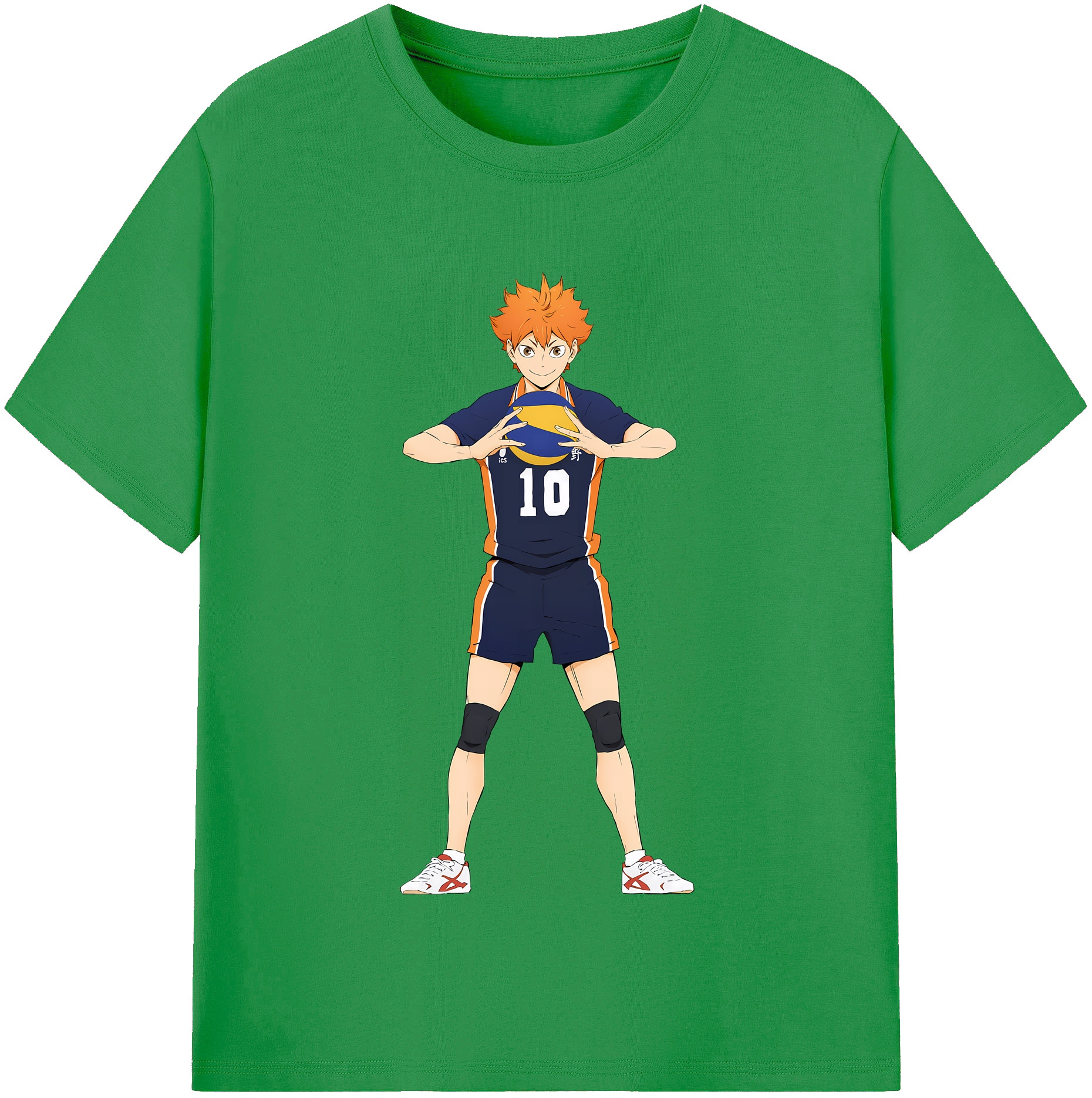 （画像用） ハイキュー!! Haikyu!! レディースカジュアルプリントTシャツ（綿100％）