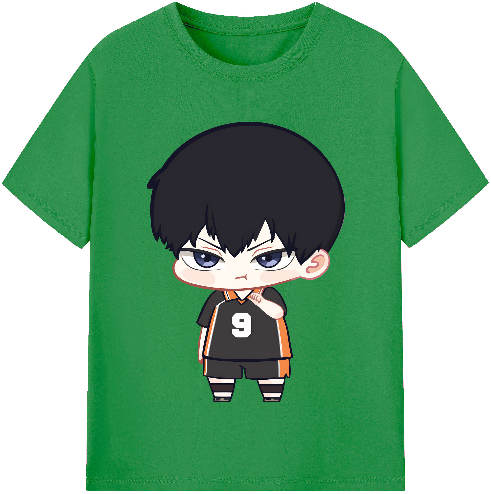 （画像用） ハイキュー!! Haikyu!! レディースカジュアルプリントTシャツ（綿100％）