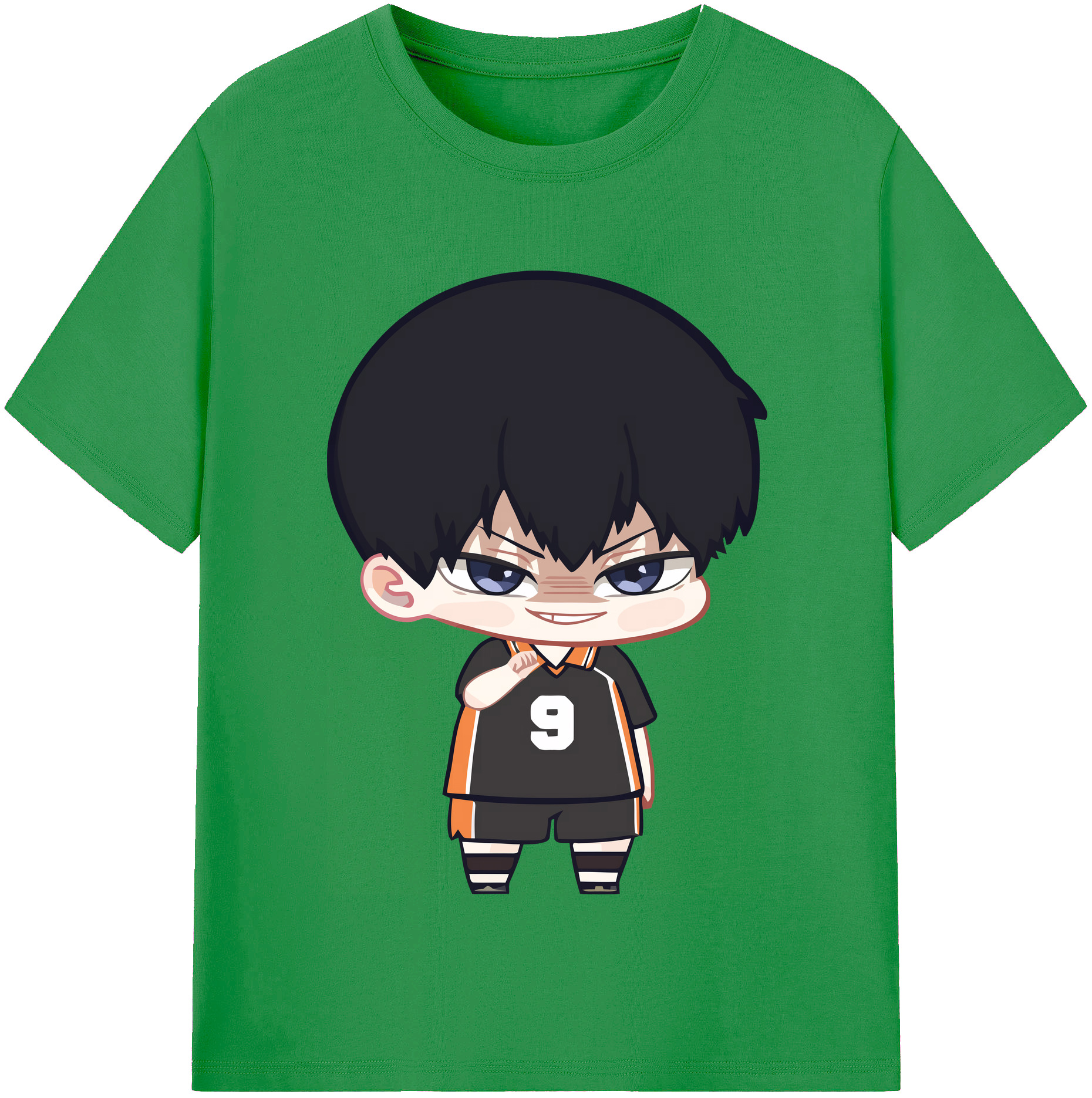 （画像用） ハイキュー!! Haikyu!! レディースカジュアルプリントTシャツ（綿100％）
