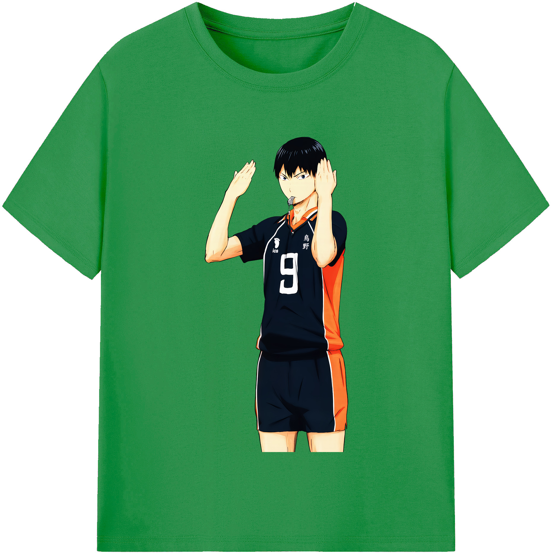 （画像用） ハイキュー!! Haikyu!! レディースカジュアルプリントTシャツ（綿100％）
