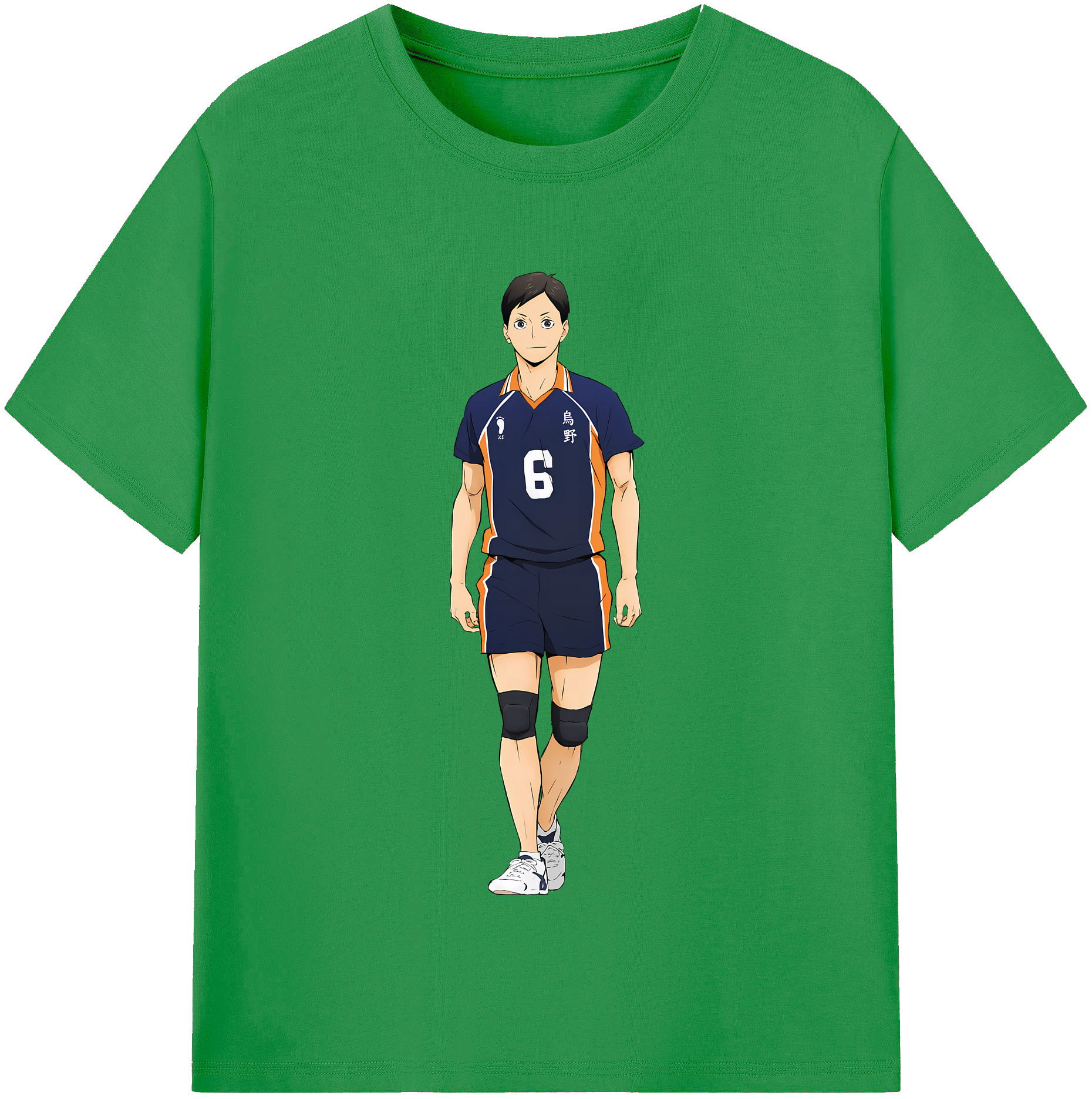 （画像用） ハイキュー!! Haikyu!! レディースカジュアルプリントTシャツ（綿100％）