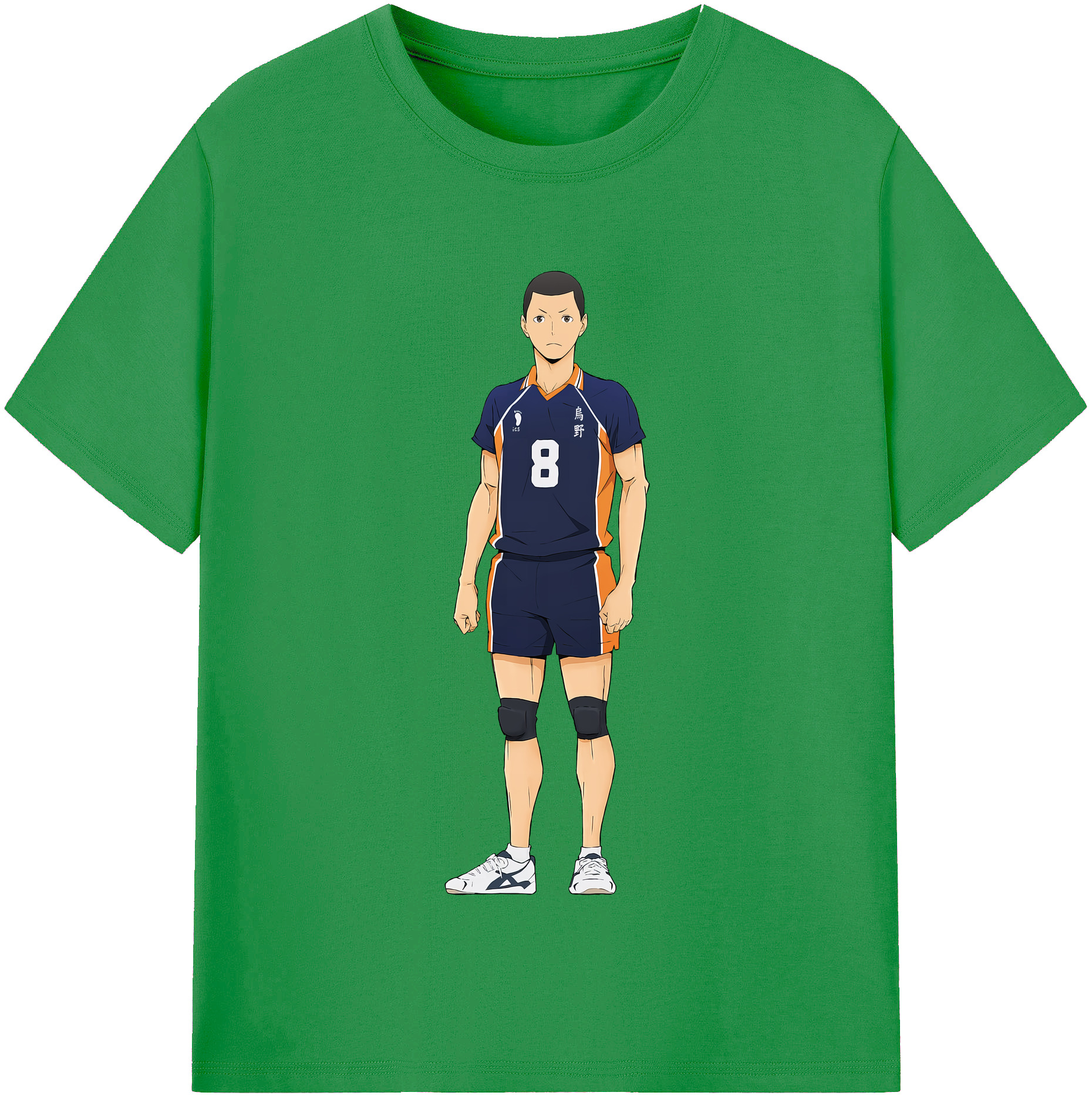 （画像用） ハイキュー!! Haikyu!! レディースカジュアルプリントTシャツ（綿100％）
