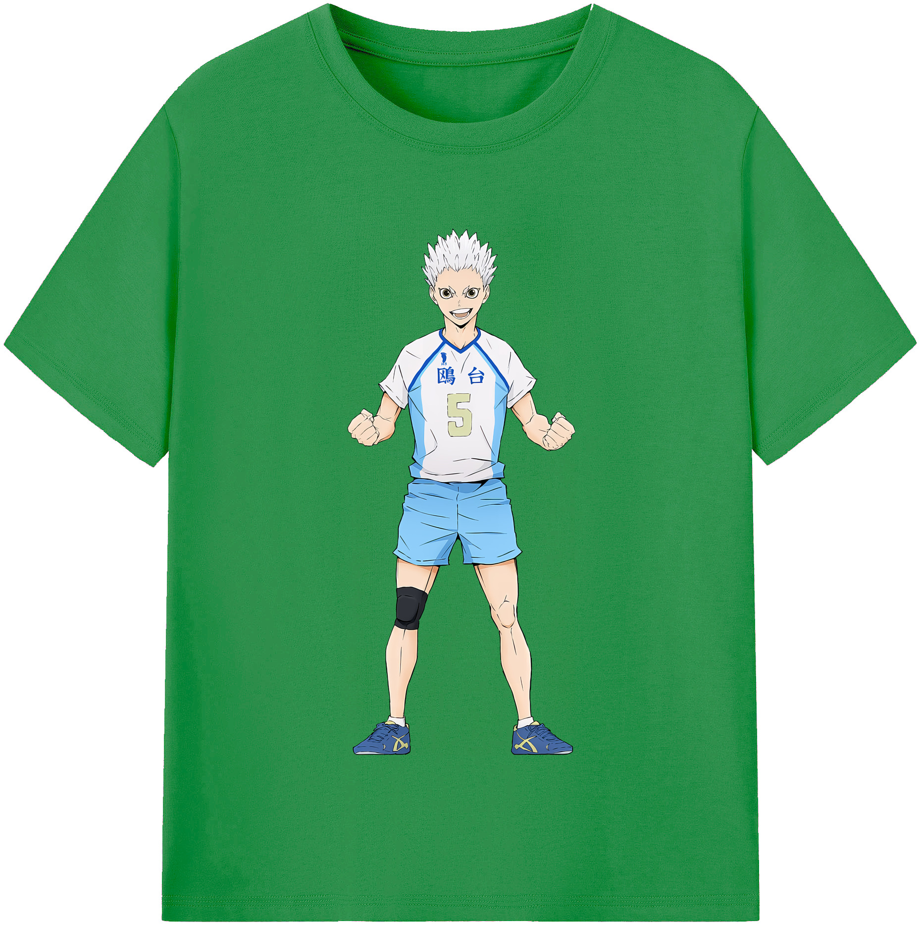 （画像用） ハイキュー!! Haikyu!! レディースカジュアルプリントTシャツ（綿100％）