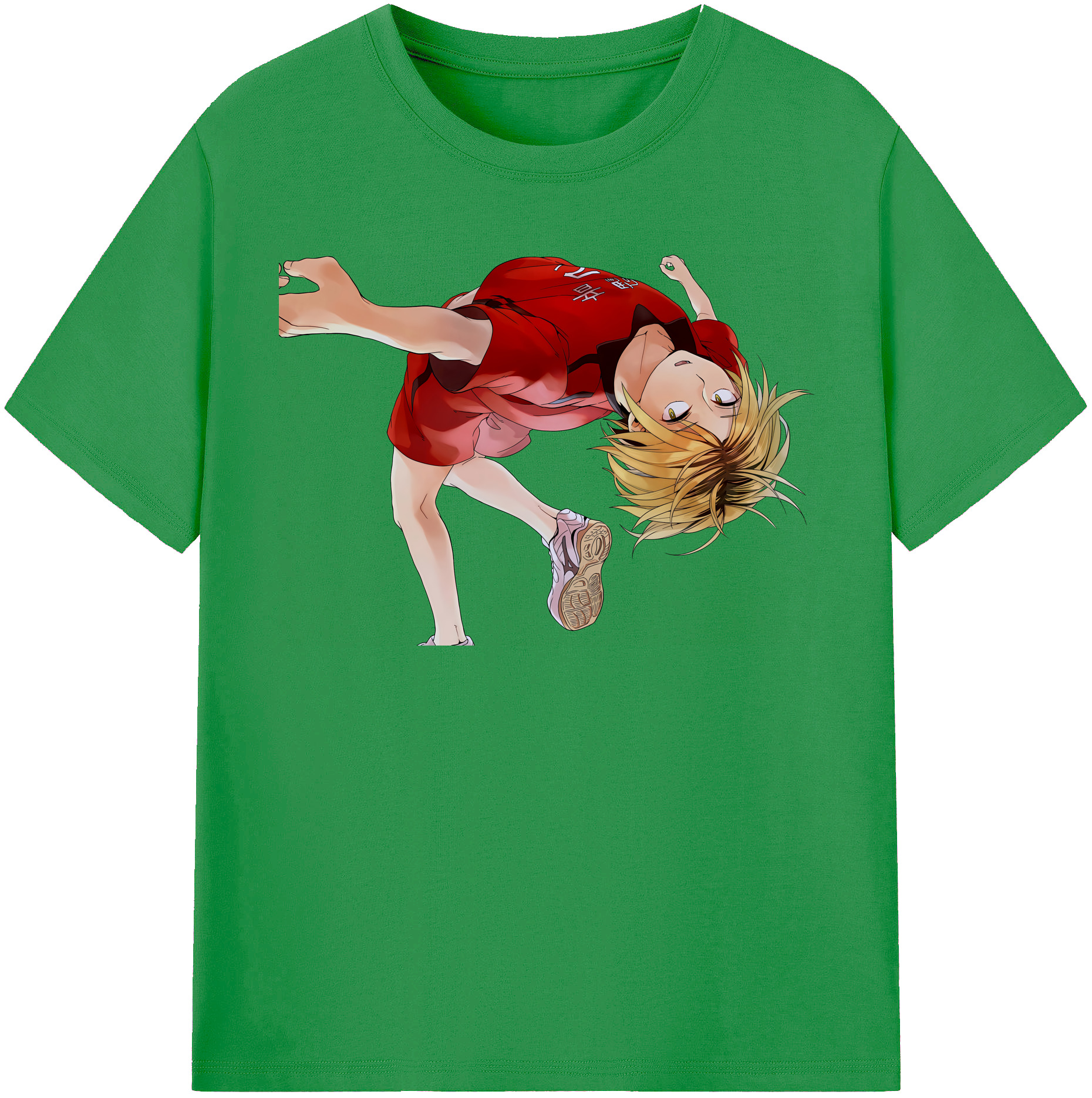 （画像用） ハイキュー!! Haikyu!! レディースカジュアルプリントTシャツ（綿100％）