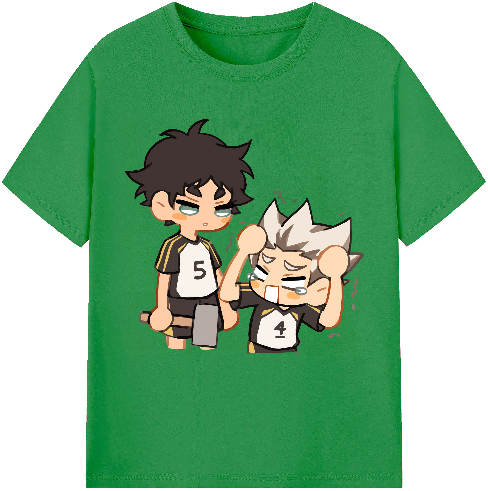 （画像用） ハイキュー!! Haikyu!! レディースカジュアルプリントTシャツ（綿100％）
