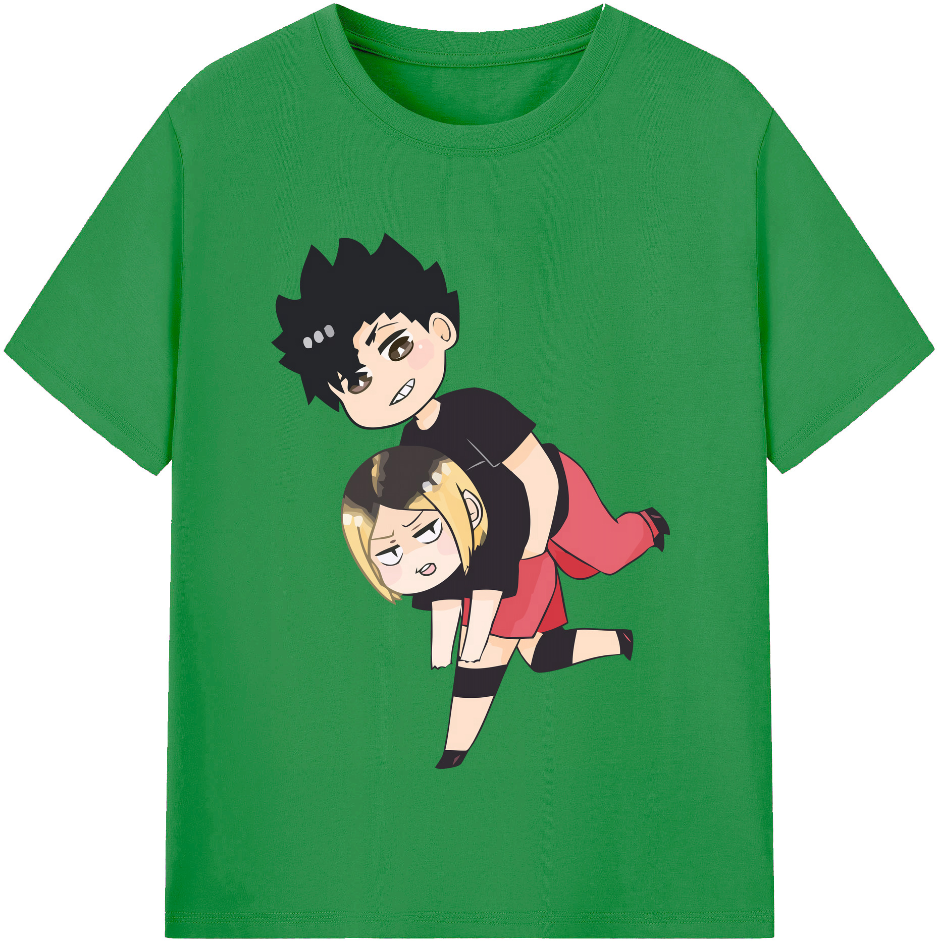 （画像用） ハイキュー!! Haikyu!! レディースカジュアルプリントTシャツ（綿100％）