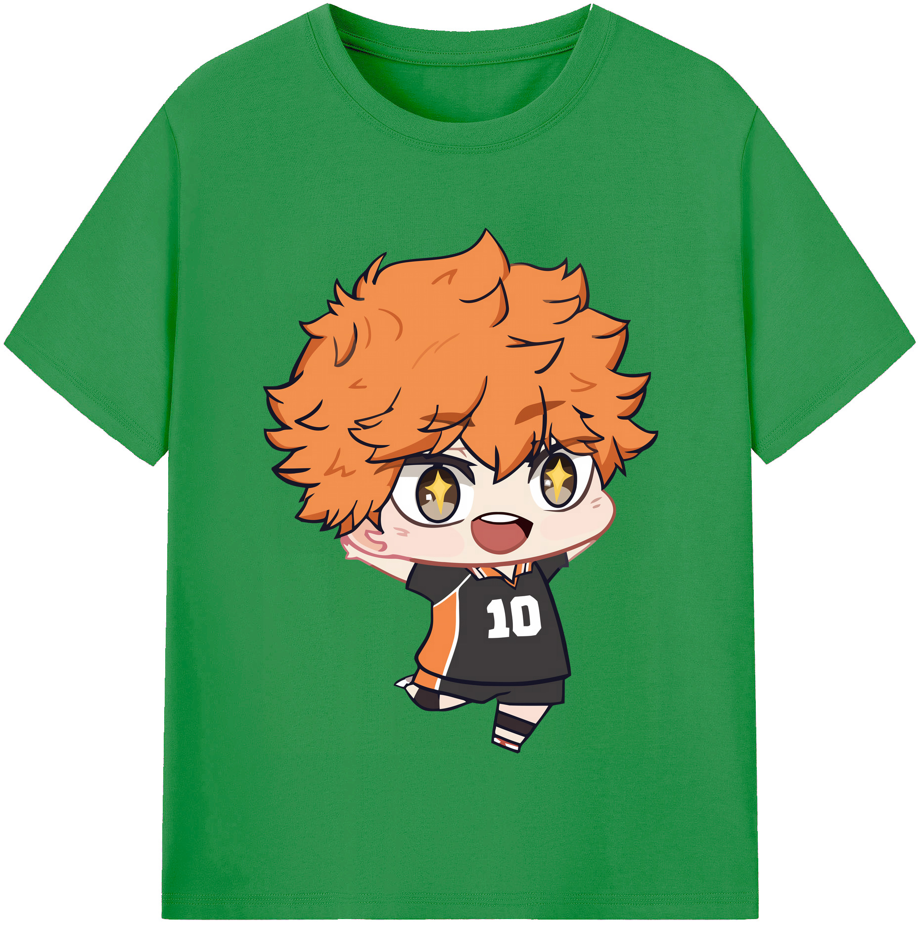 （画像用） ハイキュー!! Haikyu!! レディースカジュアルプリントTシャツ（綿100％）