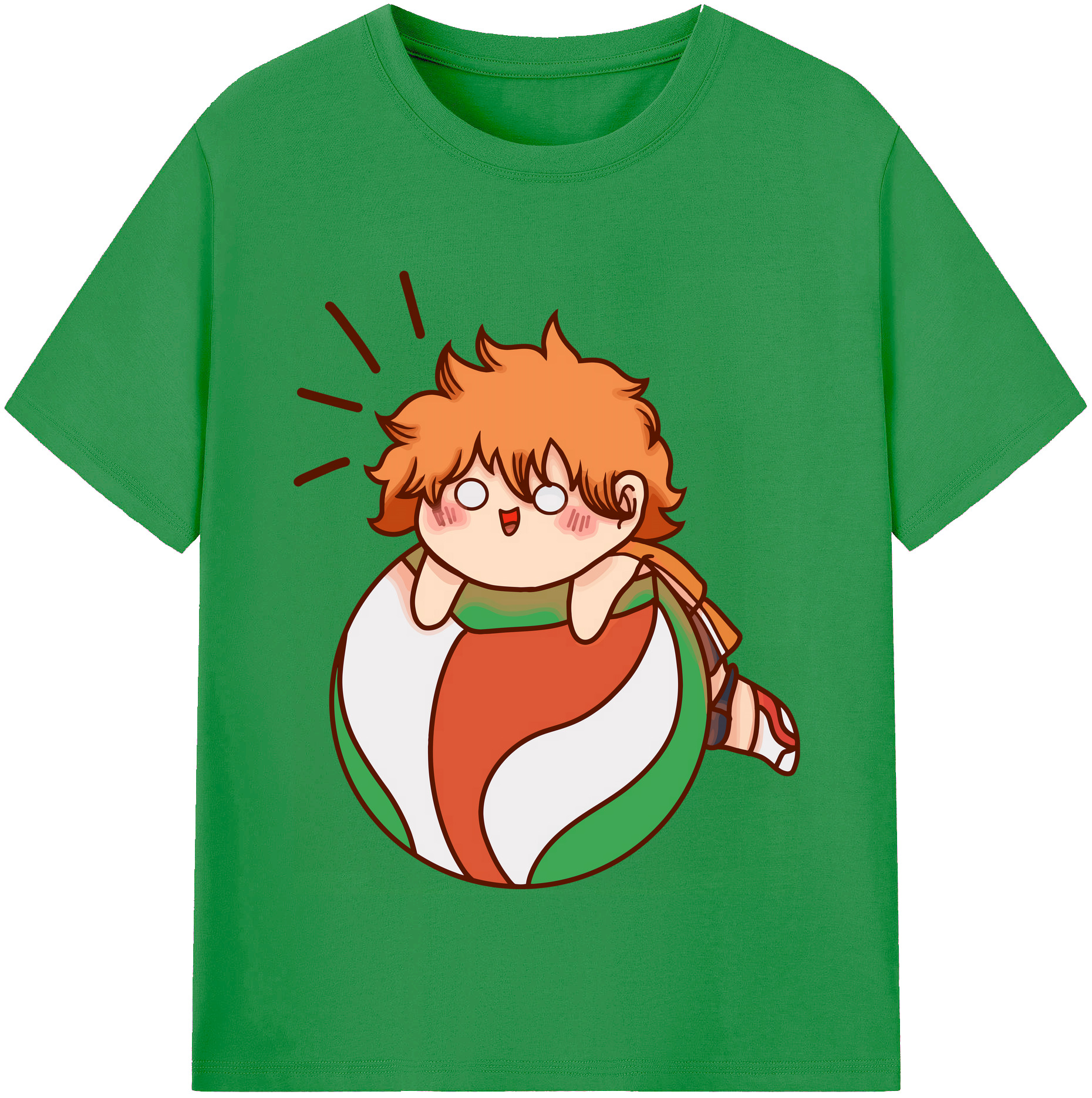 （画像用） ハイキュー!! Haikyu!! レディースカジュアルプリントTシャツ（綿100％）