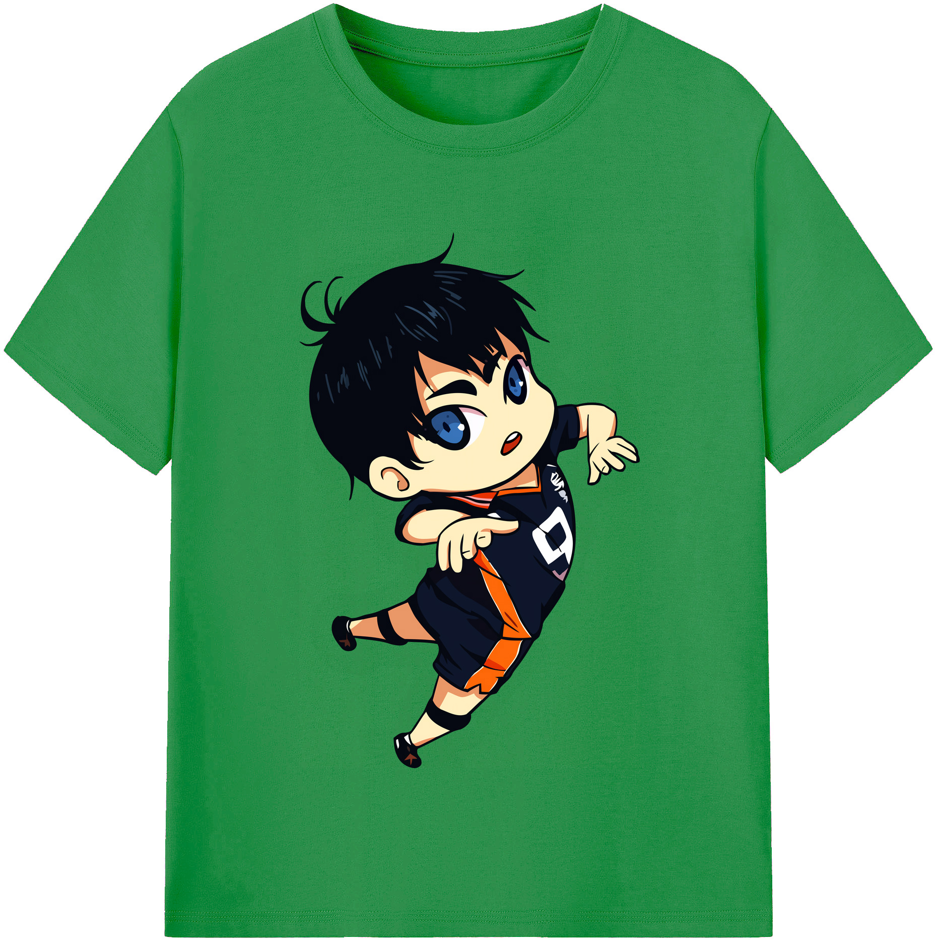 （画像用） ハイキュー!! Haikyu!! レディースカジュアルプリントTシャツ（綿100％）