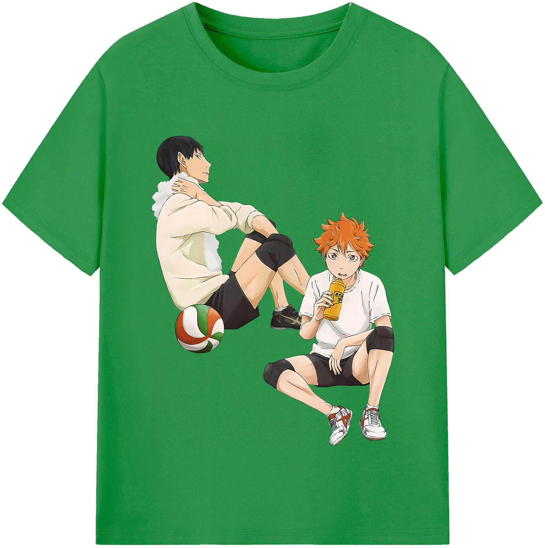 （画像用） ハイキュー!! Haikyu!! レディースカジュアルプリントTシャツ（綿100％）