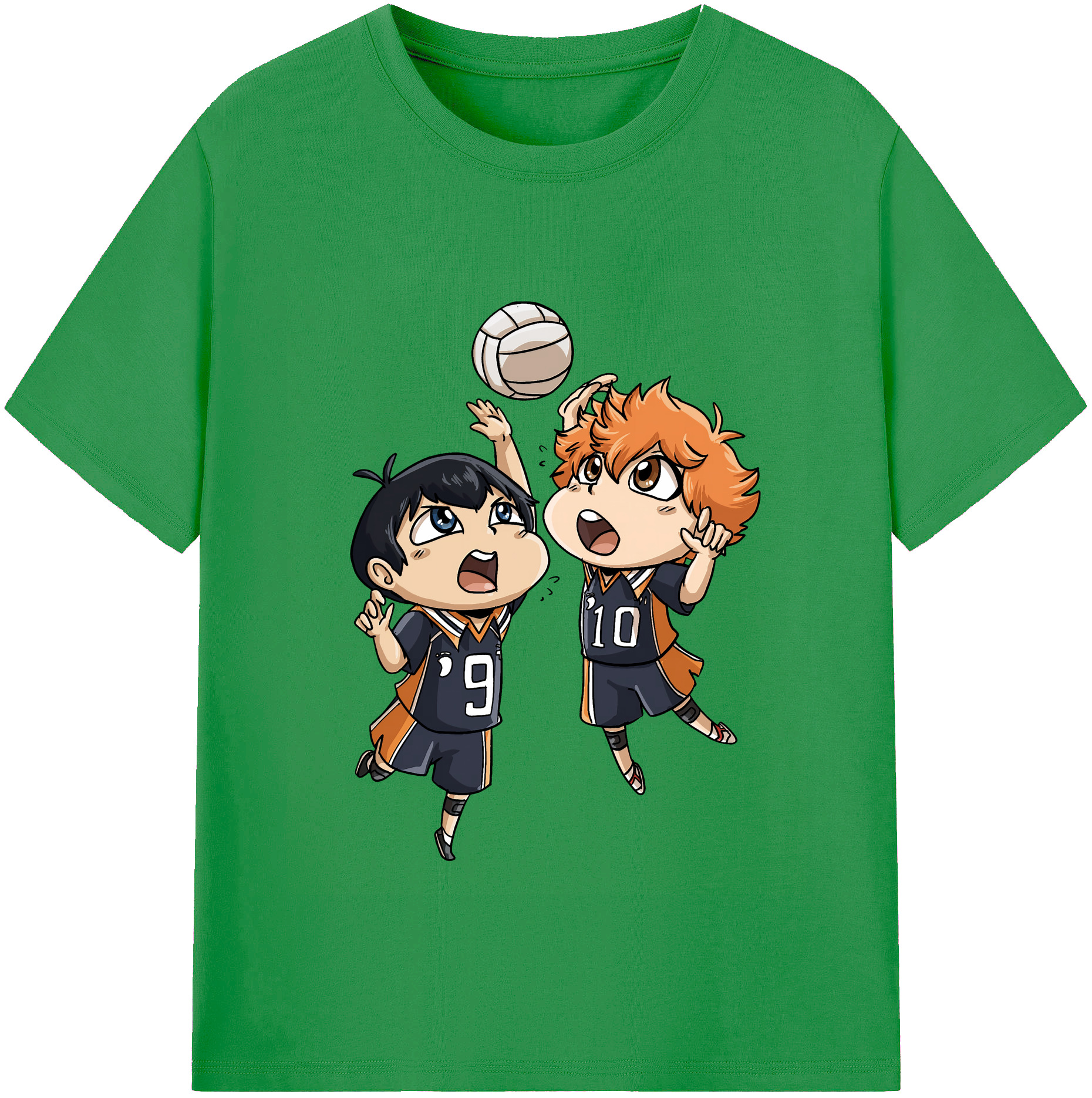 （画像用） ハイキュー!! Haikyu!! レディースカジュアルプリントTシャツ（綿100％）