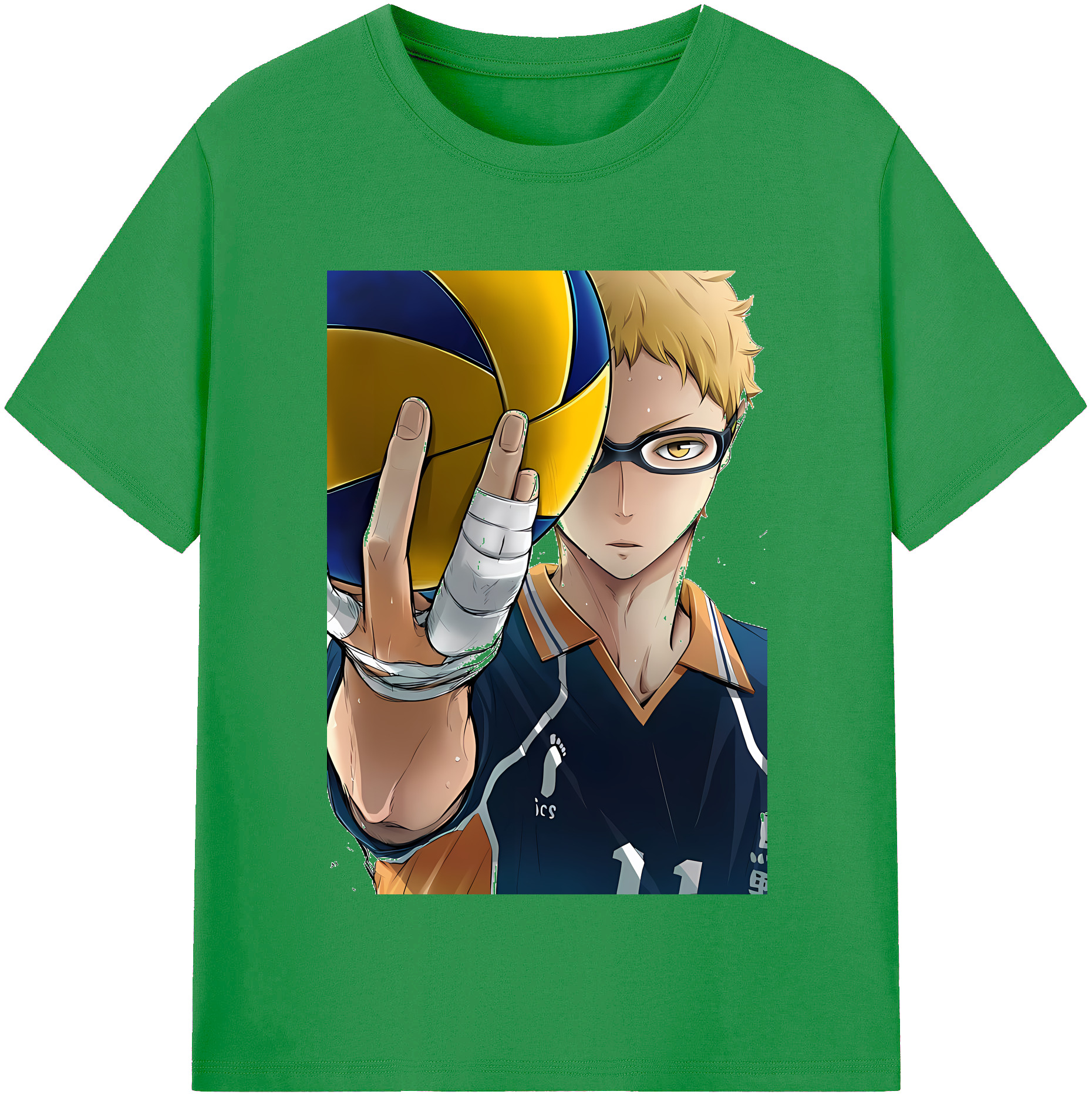 （画像用） ハイキュー!! Haikyu!! レディースカジュアルプリントTシャツ（綿100％）