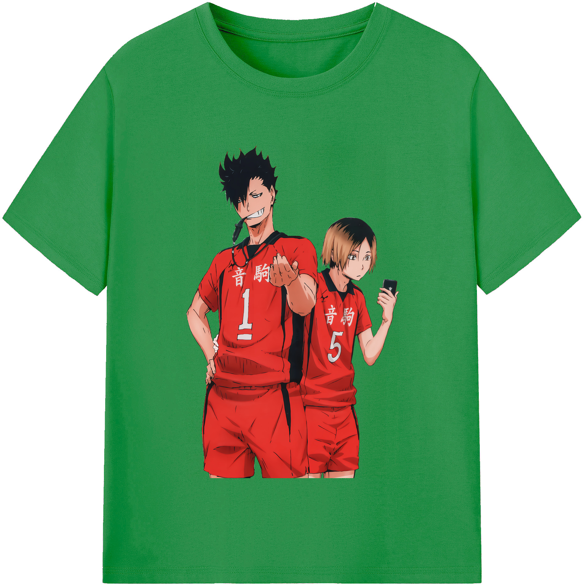 （画像用） ハイキュー!! Haikyu!! レディースカジュアルプリントTシャツ（綿100％）
