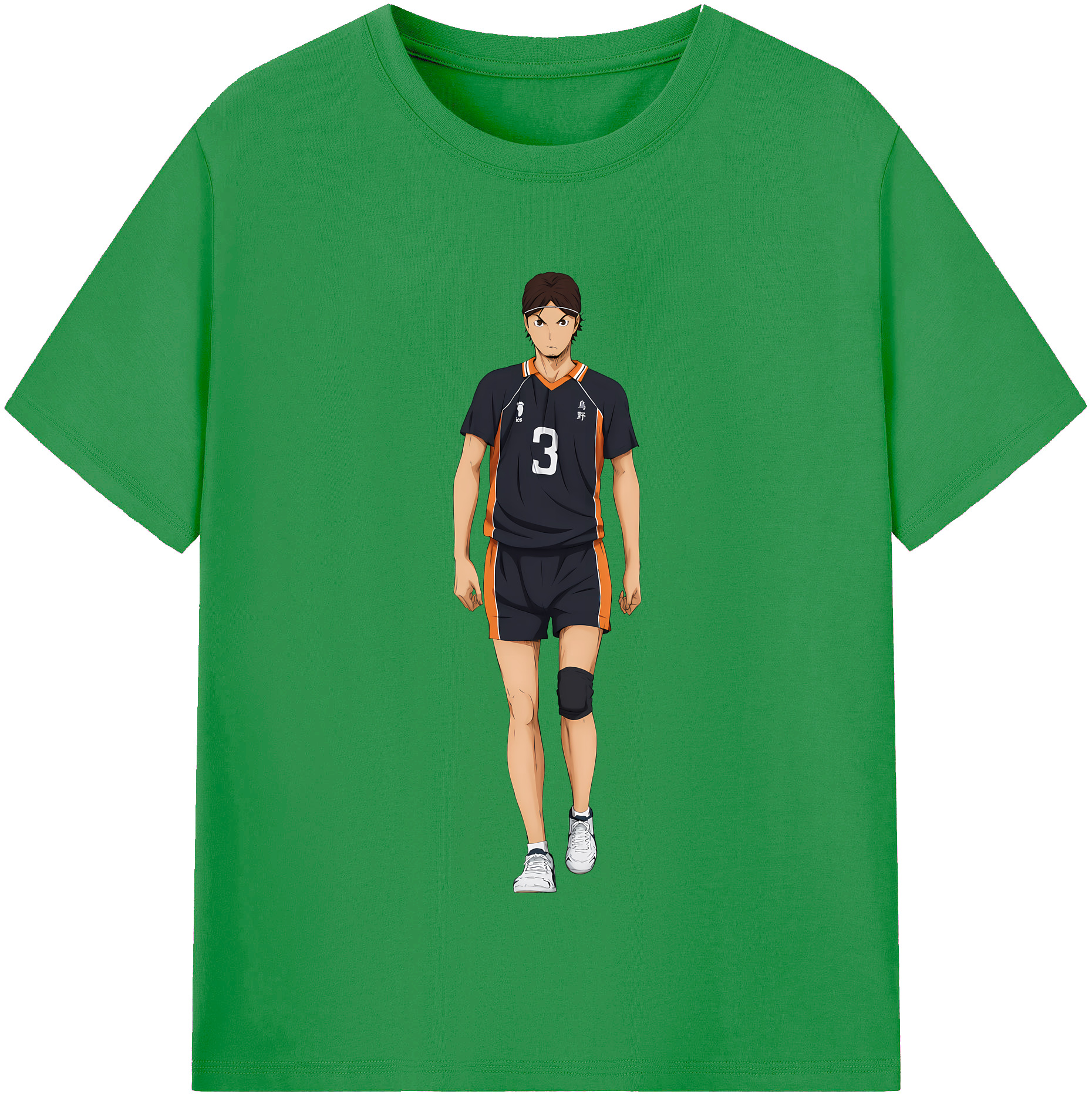 （画像用） ハイキュー!! Haikyu!! レディースカジュアルプリントTシャツ（綿100％）