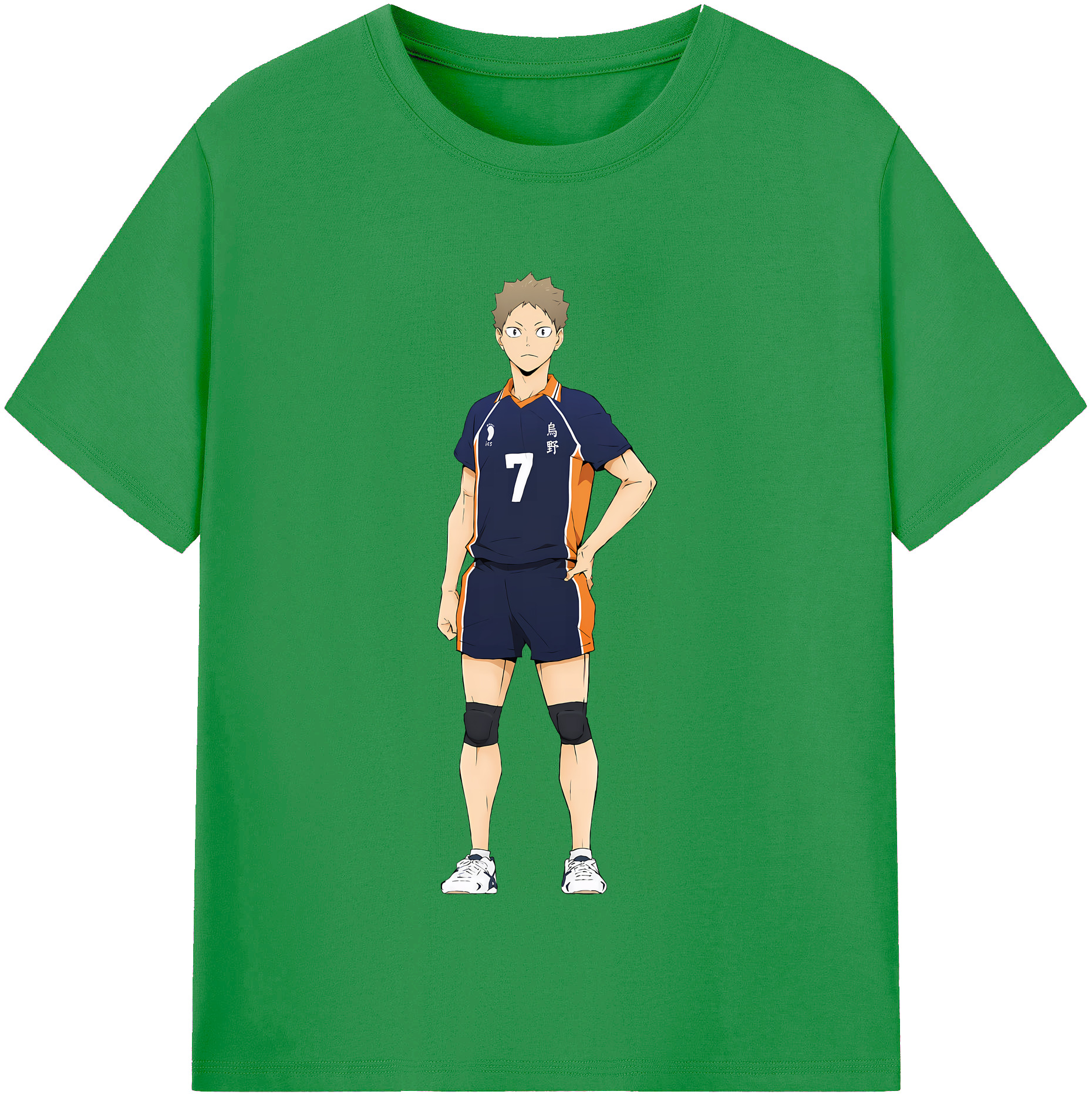 （画像用） ハイキュー!! Haikyu!! レディースカジュアルプリントTシャツ（綿100％）