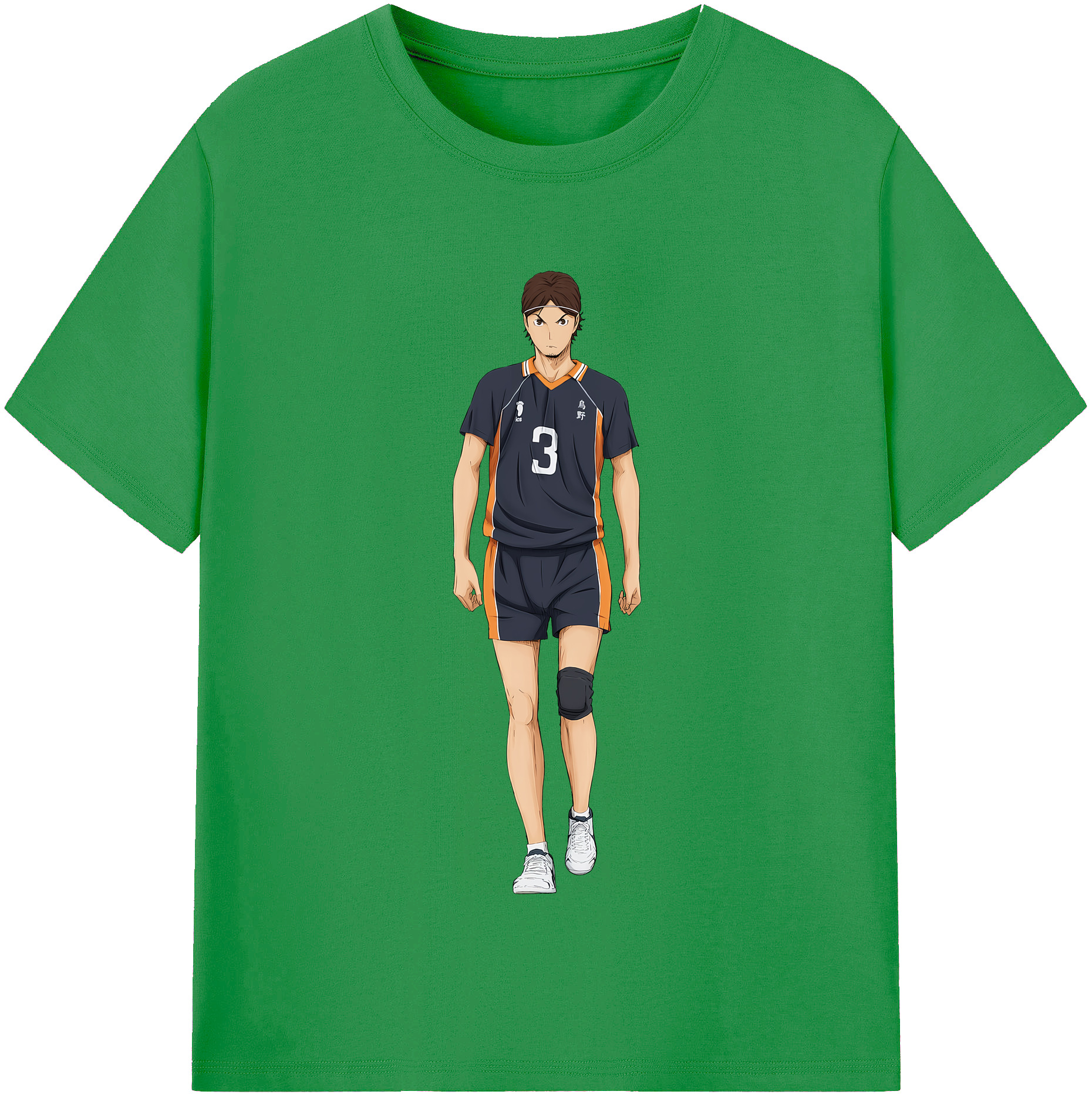 （画像用） ハイキュー!! Haikyu!! レディースカジュアルプリントTシャツ（綿100％）
