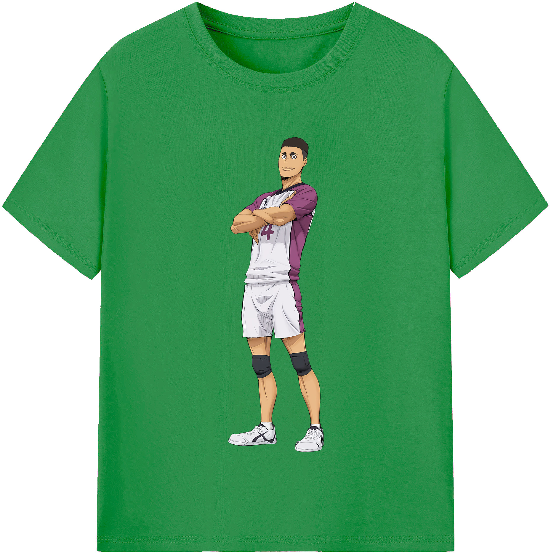 （画像用） ハイキュー!! Haikyu!! レディースカジュアルプリントTシャツ（綿100％）