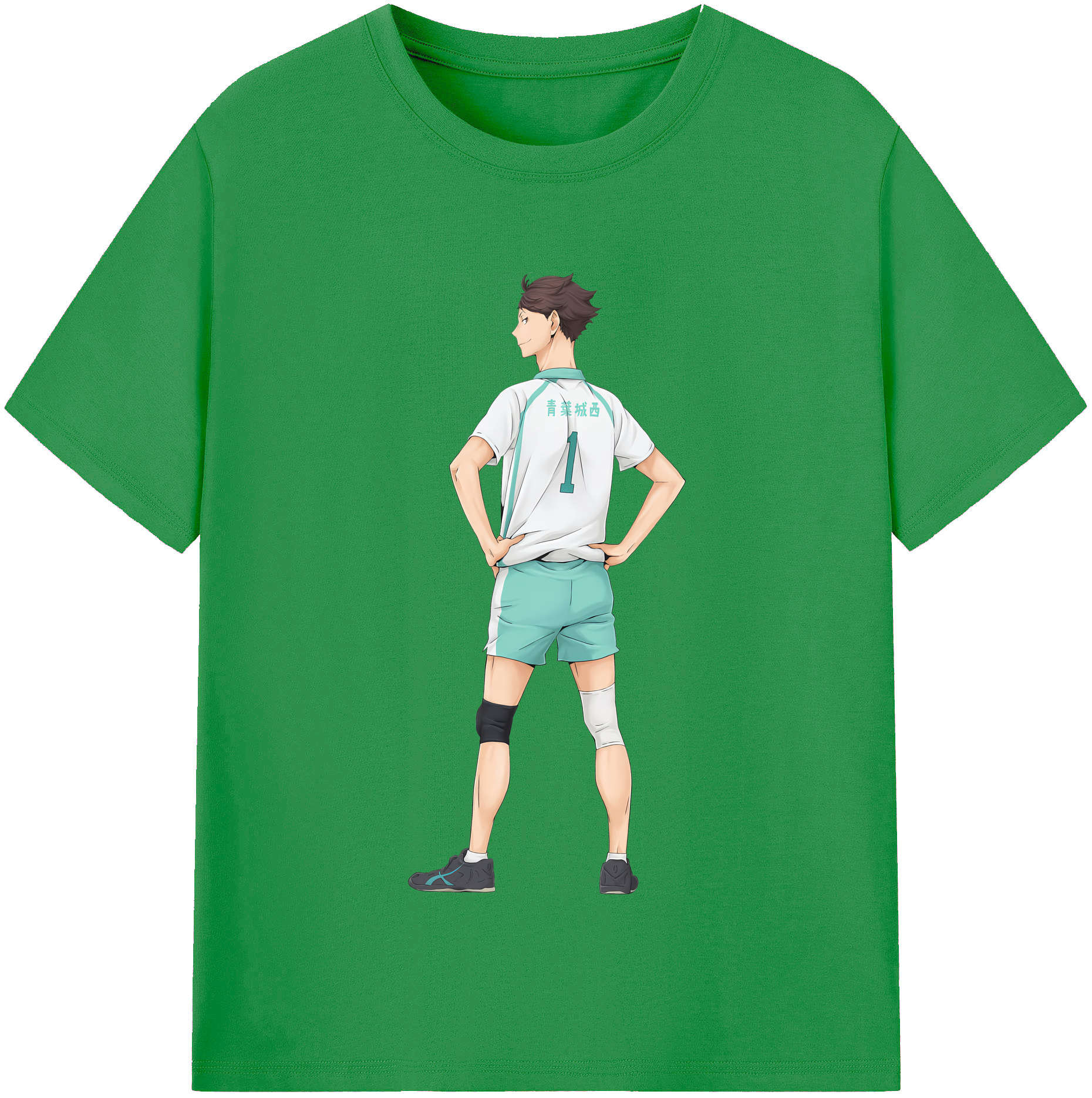（画像用） ハイキュー!! Haikyu!! レディースカジュアルプリントTシャツ（綿100％）