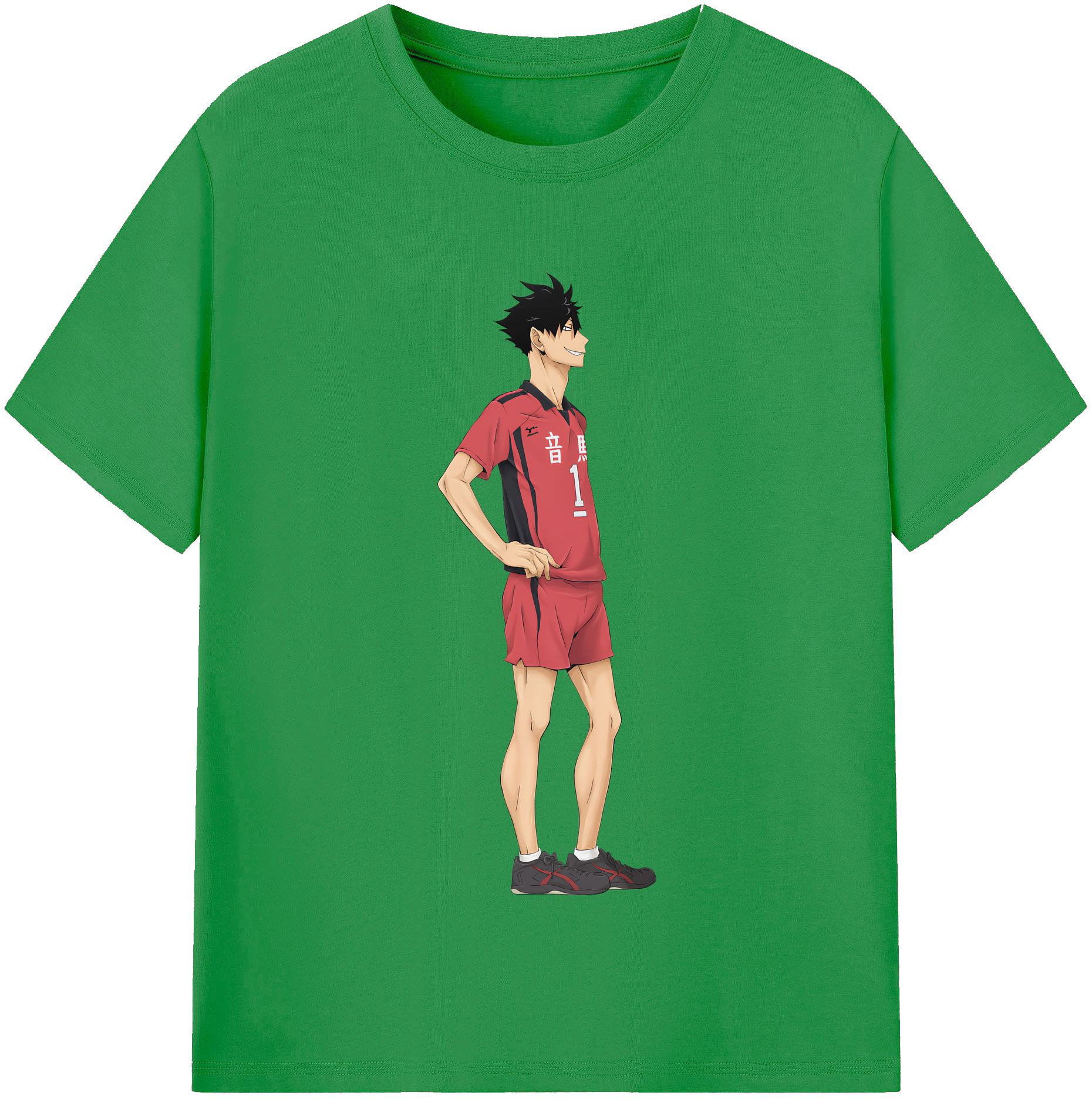 （画像用） ハイキュー!! Haikyu!! レディースカジュアルプリントTシャツ（綿100％）