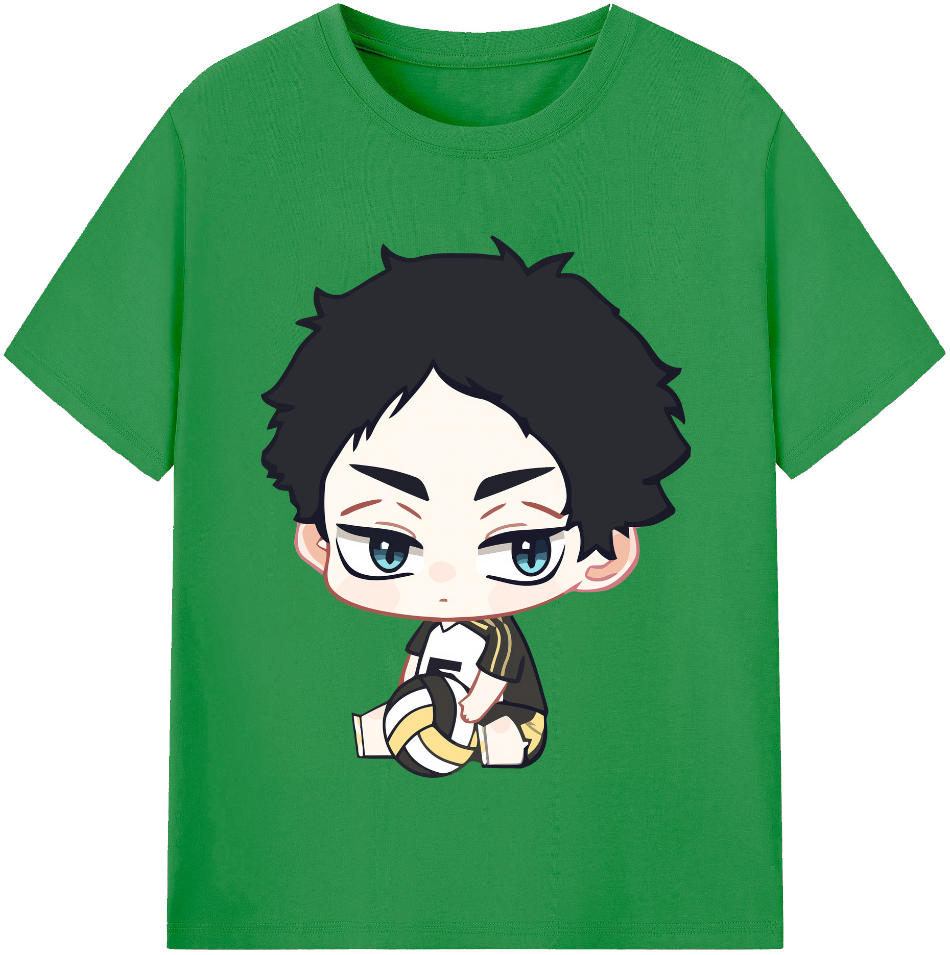 （画像用） ハイキュー!! Haikyu!! レディースカジュアルプリントTシャツ（綿100％）