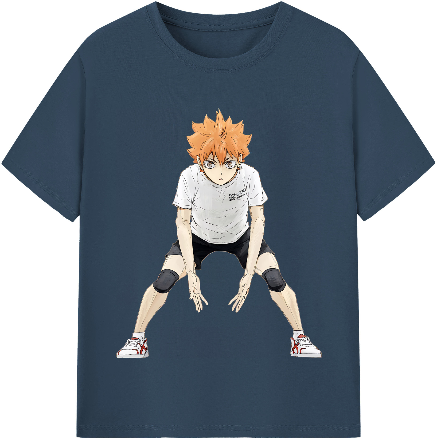 （画像用） ハイキュー!! Haikyu!! レディースカジュアルプリントTシャツ（綿100％）