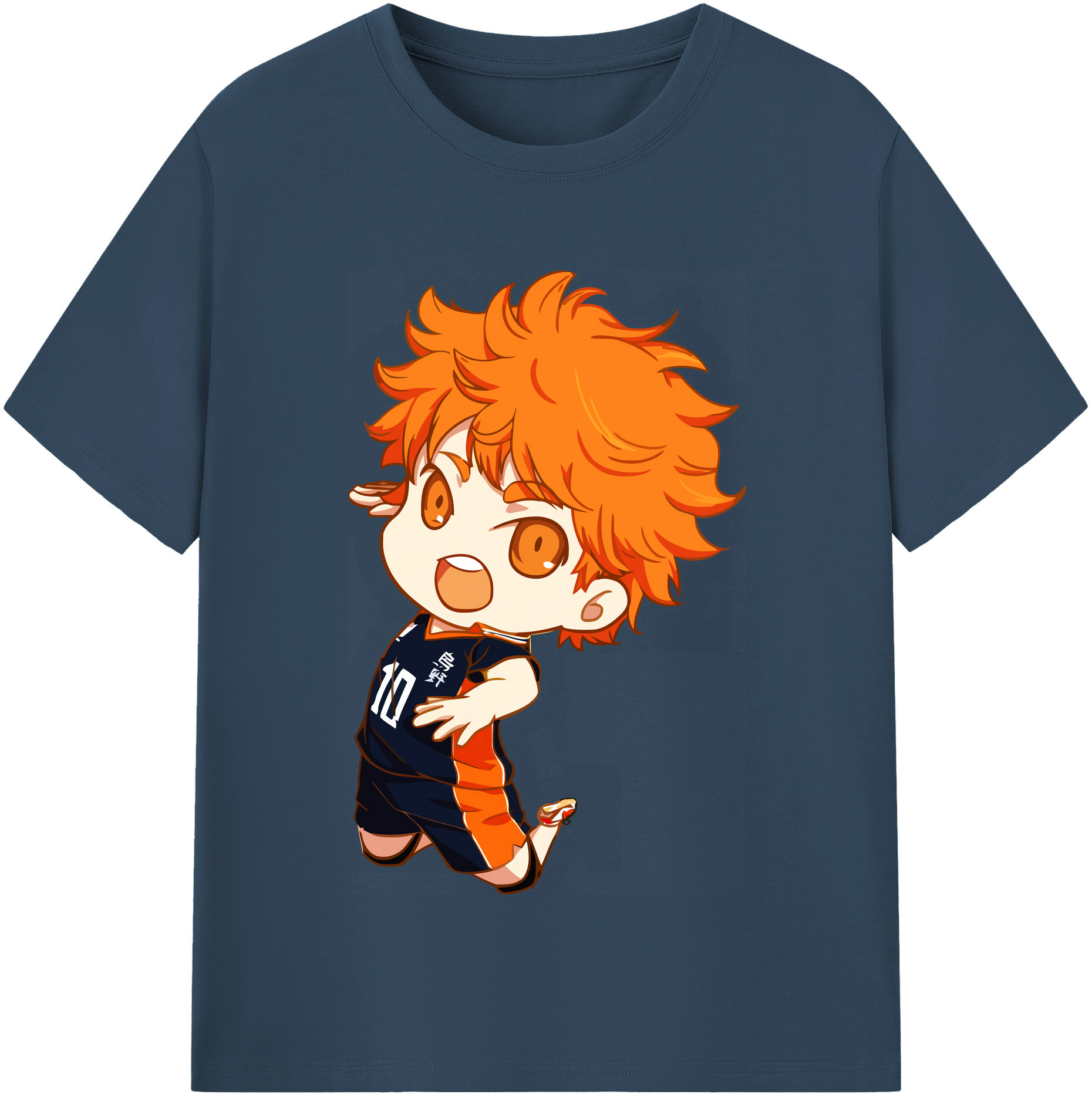 （画像用） ハイキュー!! Haikyu!! レディースカジュアルプリントTシャツ（綿100％）