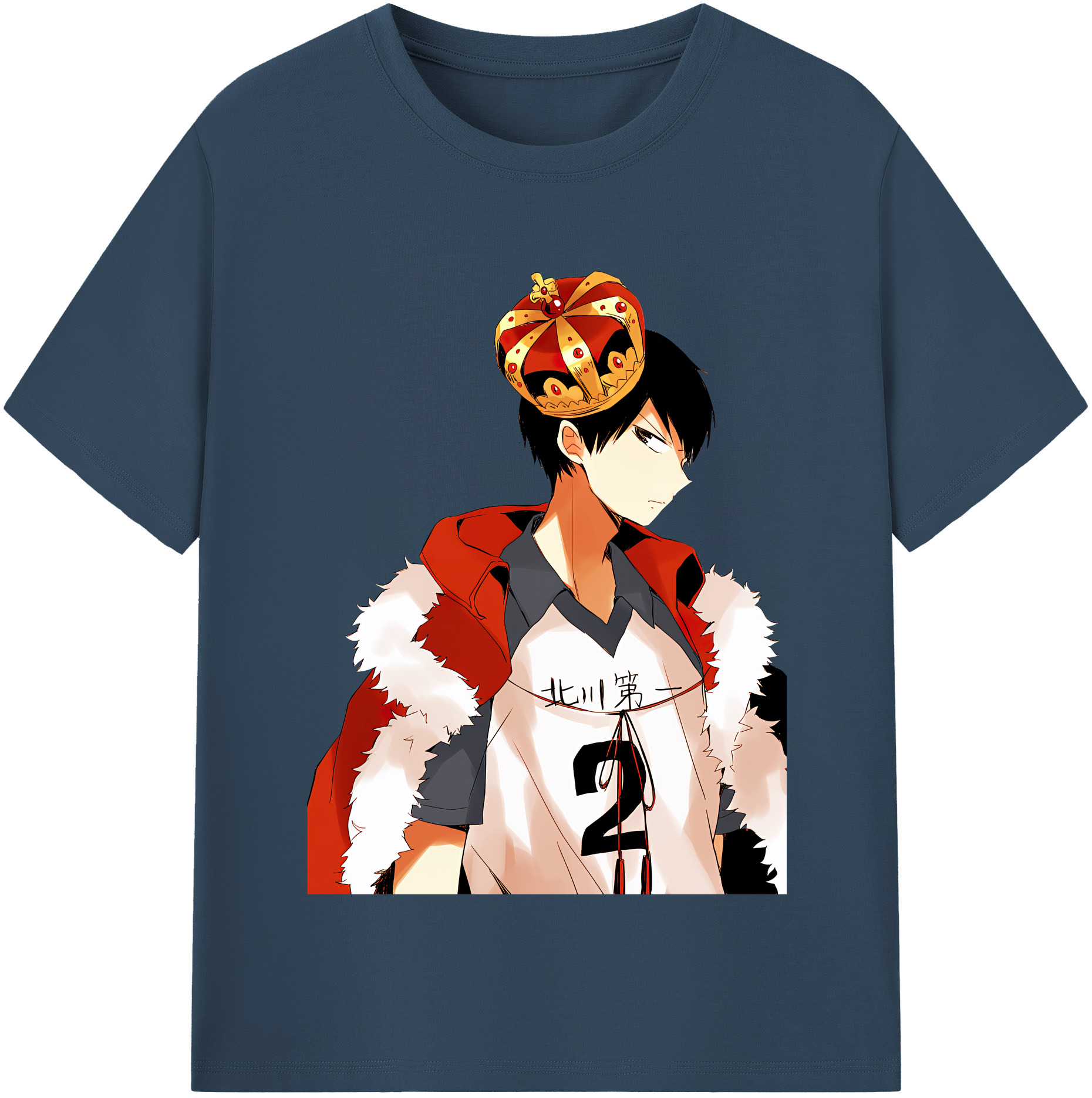 （画像用） ハイキュー!! Haikyu!! レディースカジュアルプリントTシャツ（綿100％）