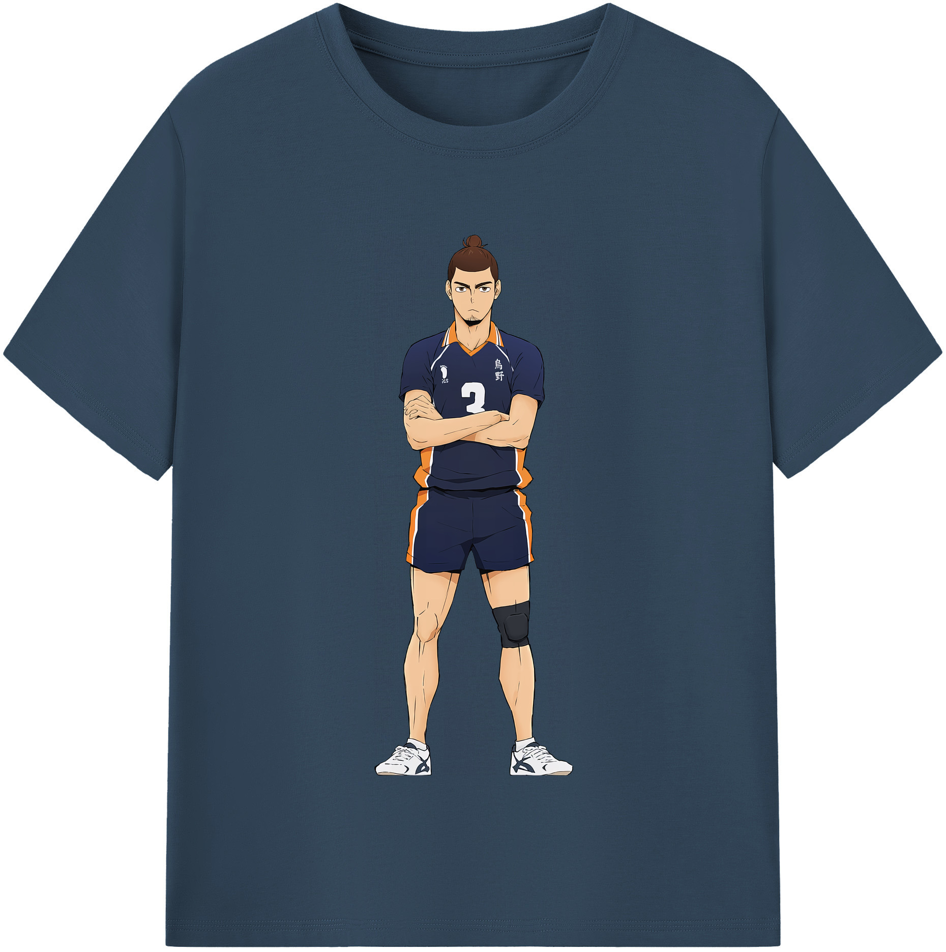 （画像用） ハイキュー!! Haikyu!! レディースカジュアルプリントTシャツ（綿100％）