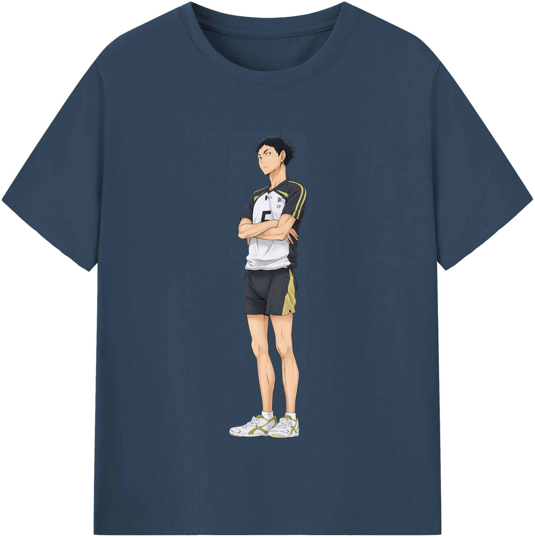 （画像用） ハイキュー!! Haikyu!! レディースカジュアルプリントTシャツ（綿100％）