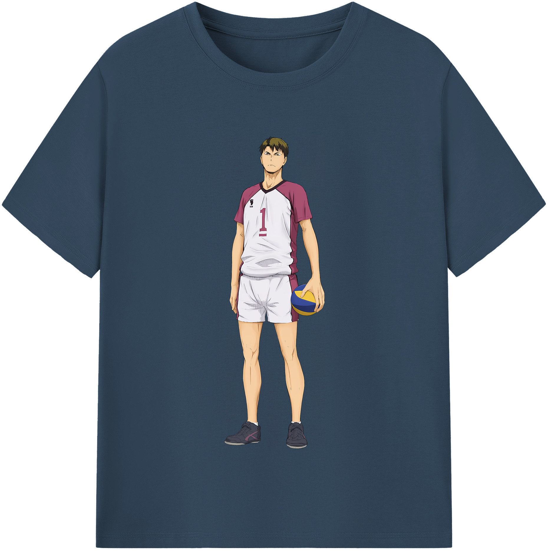 （画像用） ハイキュー!! Haikyu!! レディースカジュアルプリントTシャツ（綿100％）