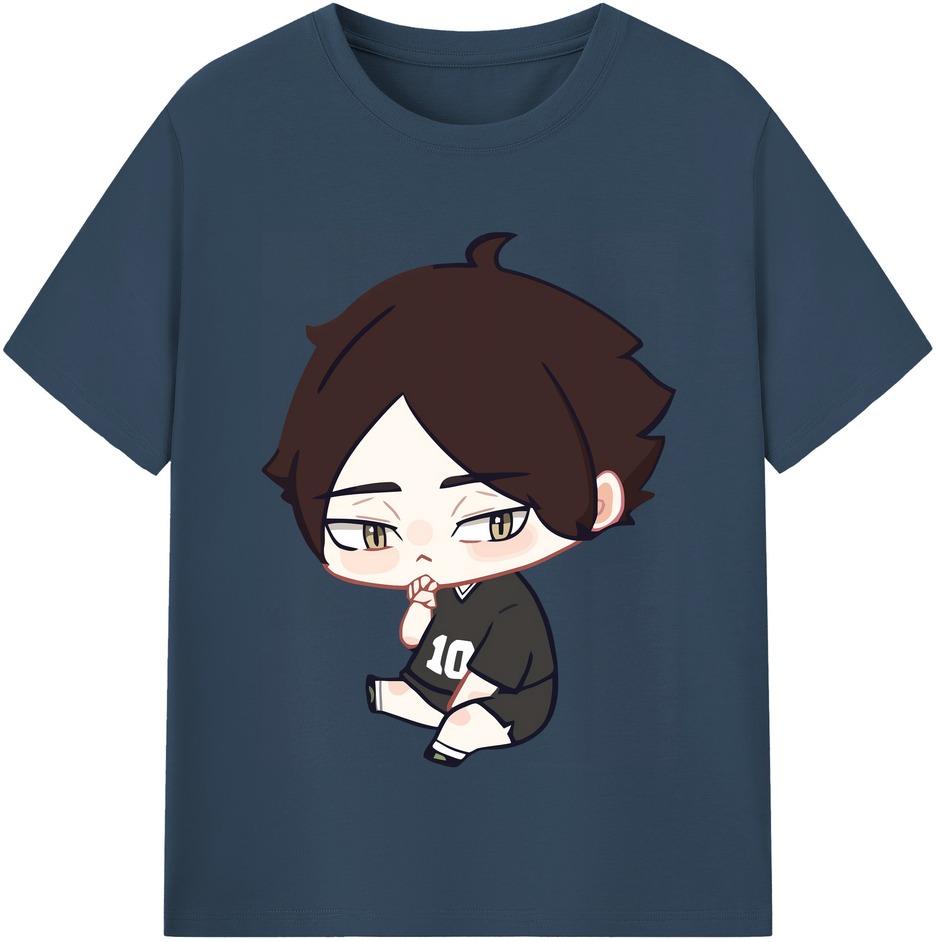 （画像用） ハイキュー!! Haikyu!! レディースカジュアルプリントTシャツ（綿100％）