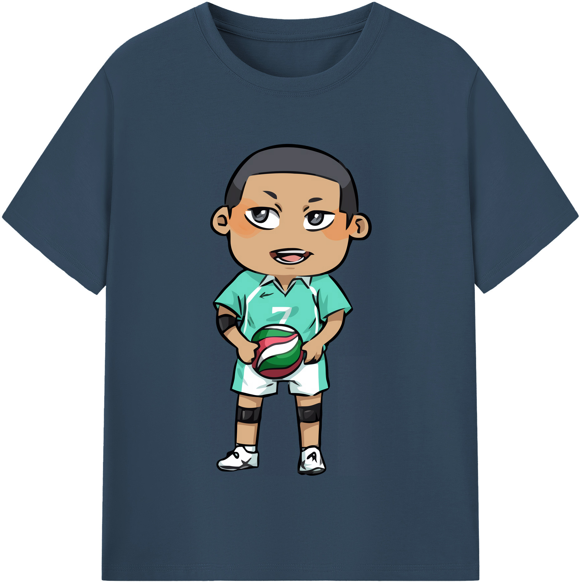 （画像用） ハイキュー!! Haikyu!! レディースカジュアルプリントTシャツ（綿100％）