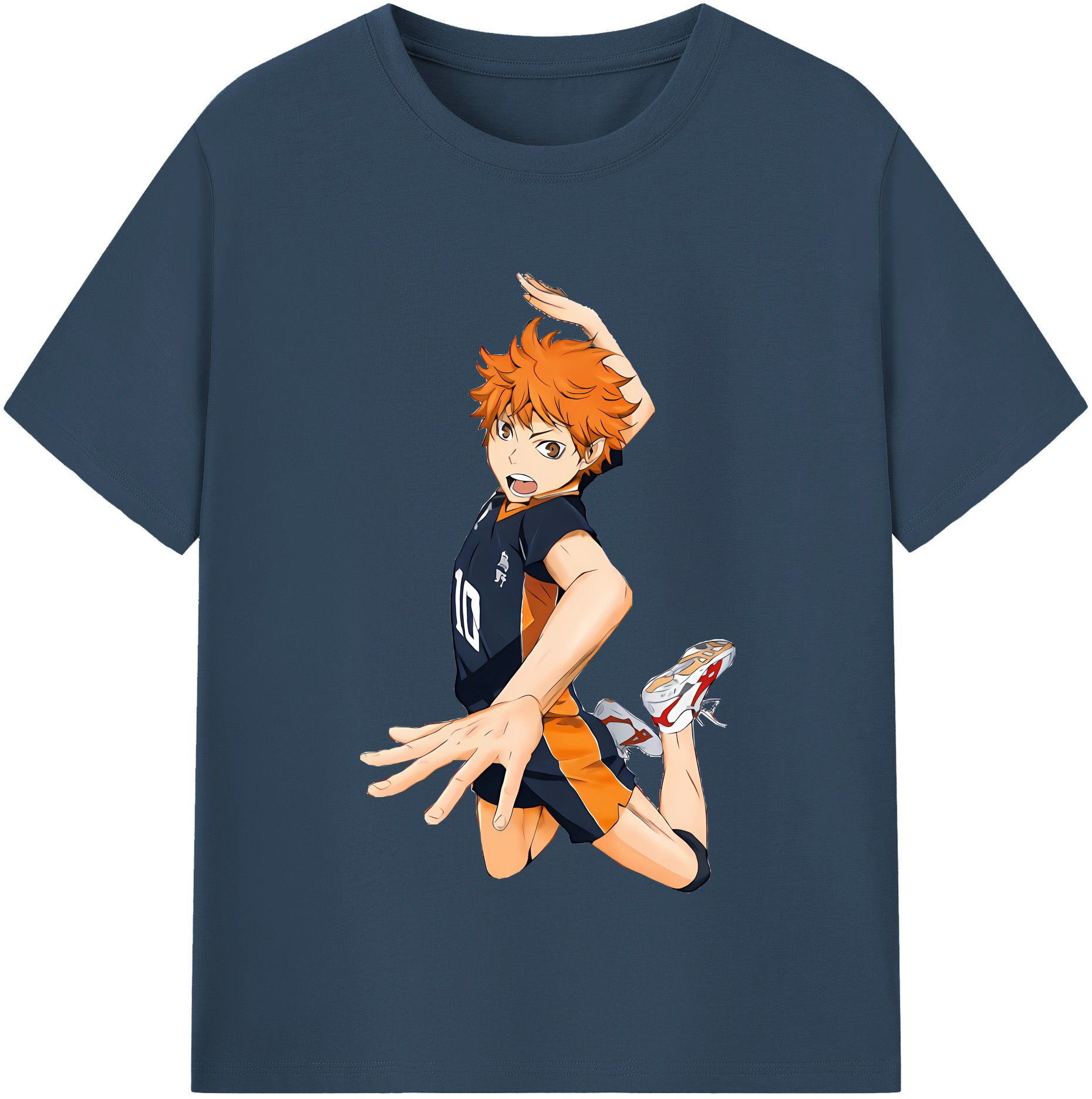 （画像用） ハイキュー!! Haikyu!! レディースカジュアルプリントTシャツ（綿100％）