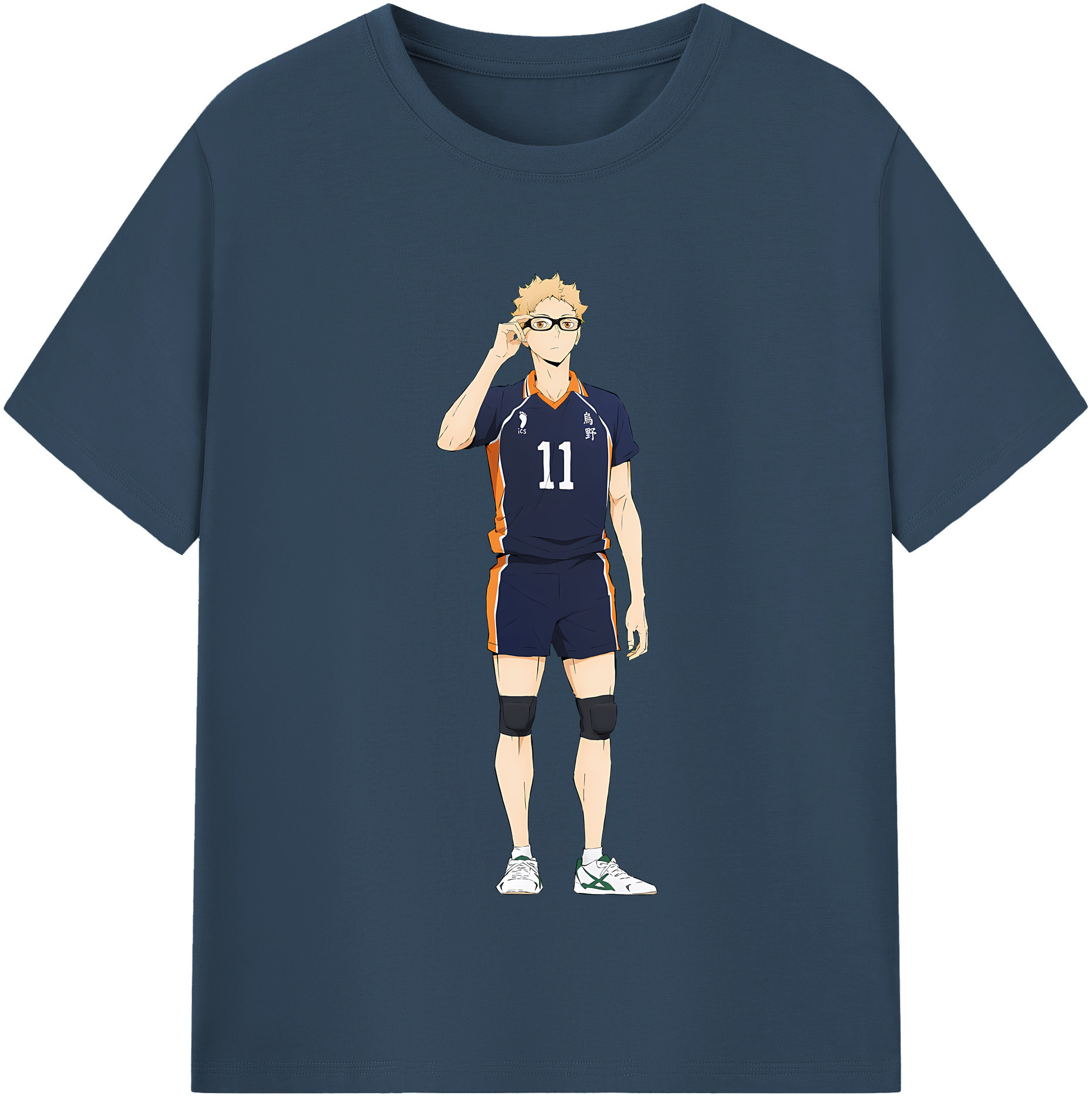 （画像用） ハイキュー!! Haikyu!! レディースカジュアルプリントTシャツ（綿100％）