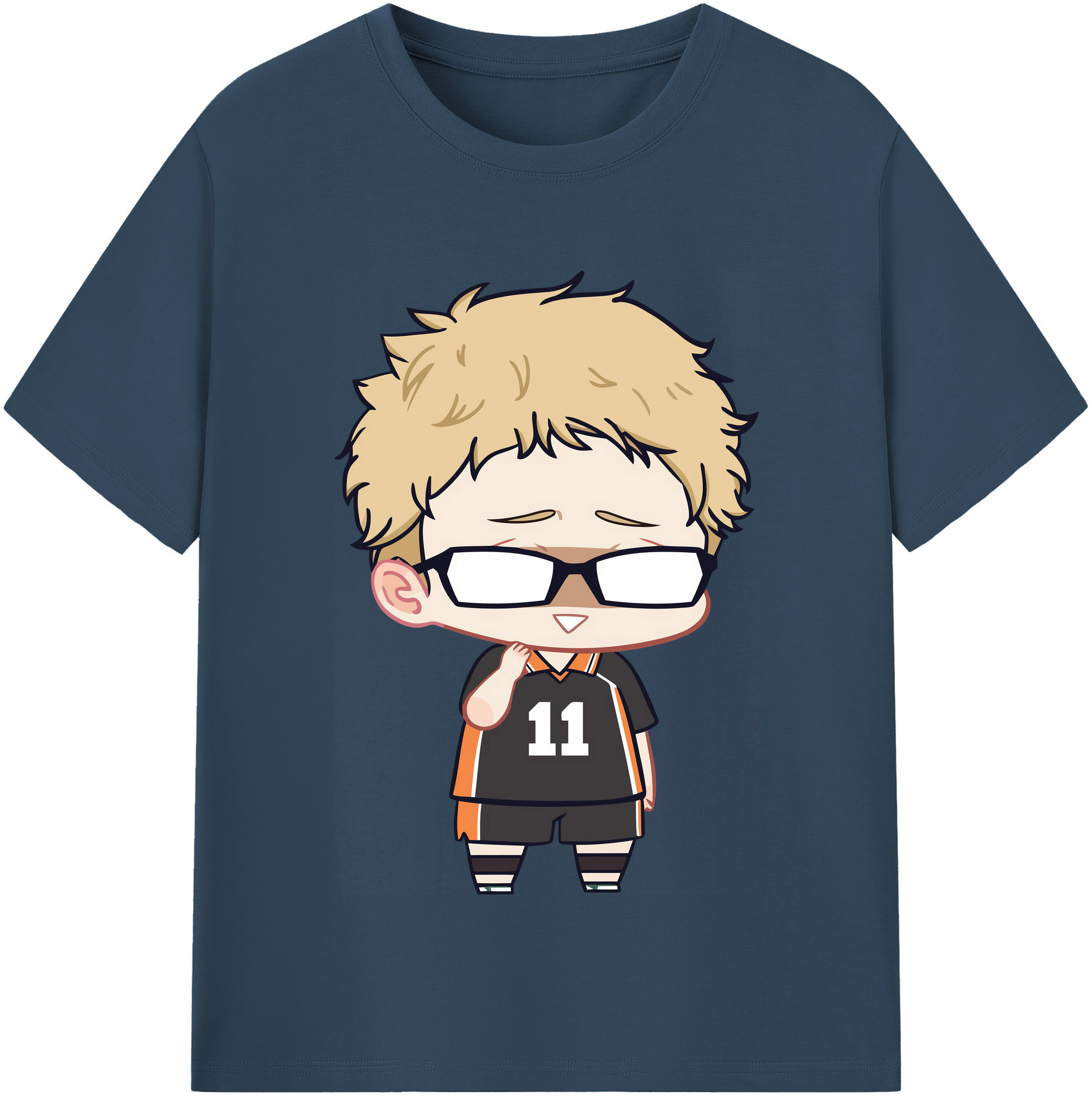 （画像用） ハイキュー!! Haikyu!! レディースカジュアルプリントTシャツ（綿100％）