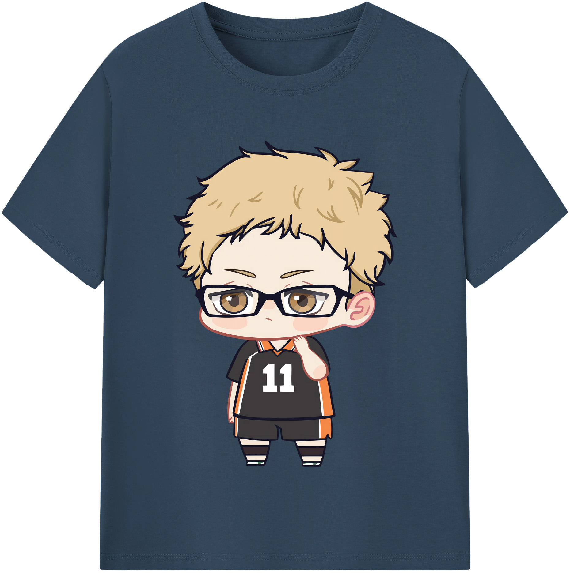 （画像用） ハイキュー!! Haikyu!! レディースカジュアルプリントTシャツ（綿100％）
