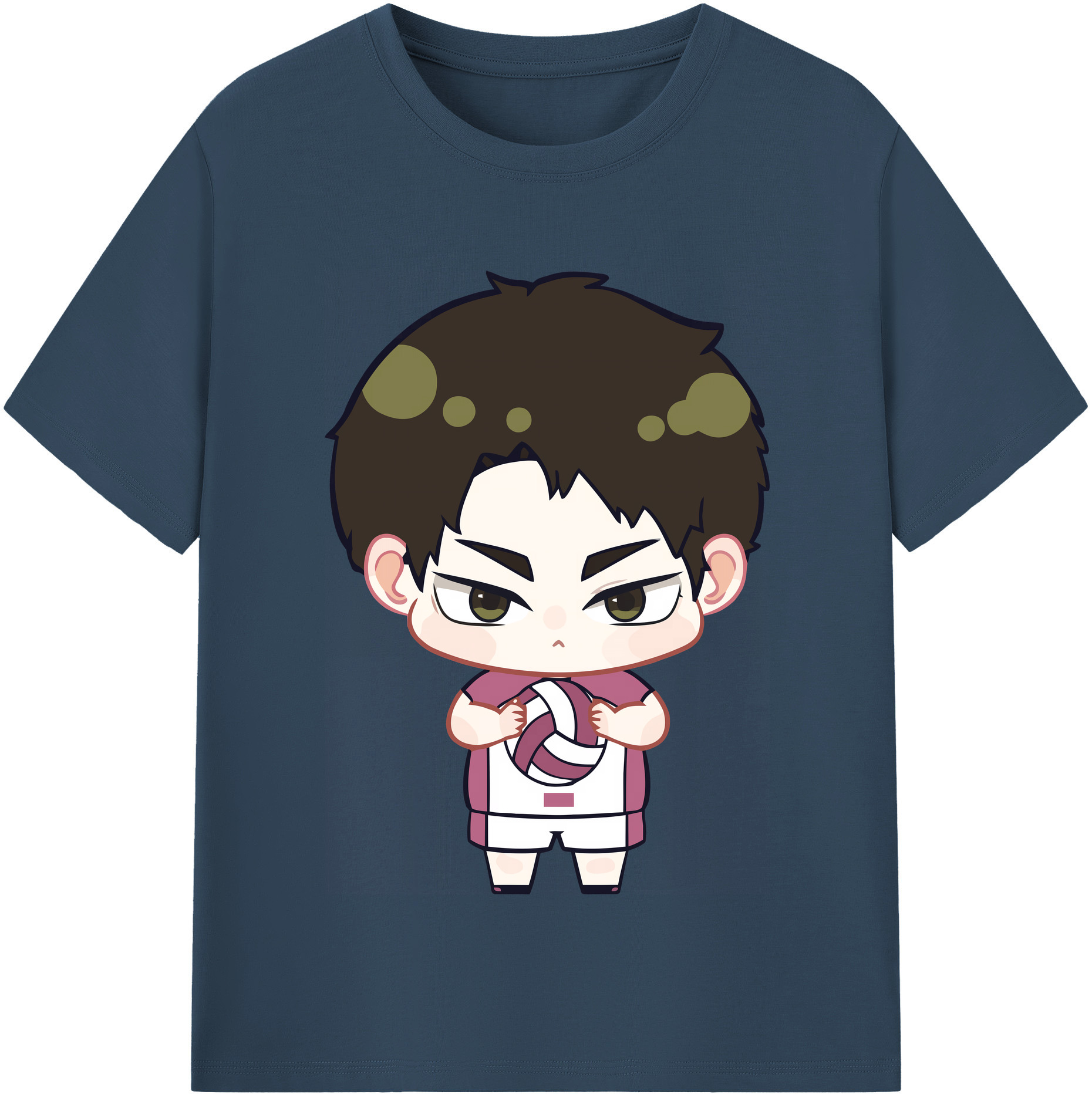 （画像用） ハイキュー!! Haikyu!! レディースカジュアルプリントTシャツ（綿100％）