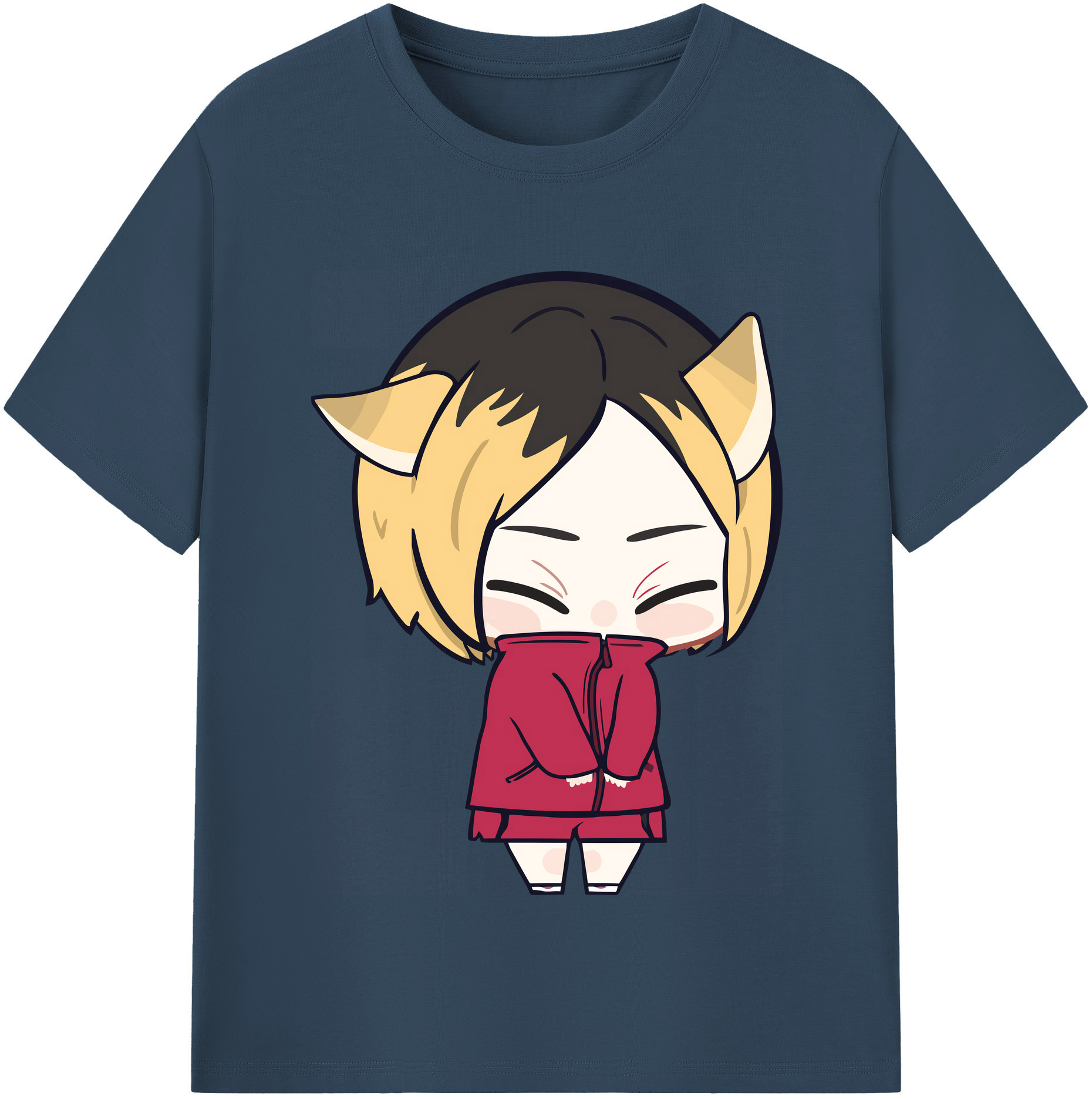 （画像用） ハイキュー!! Haikyu!! レディースカジュアルプリントTシャツ（綿100％）