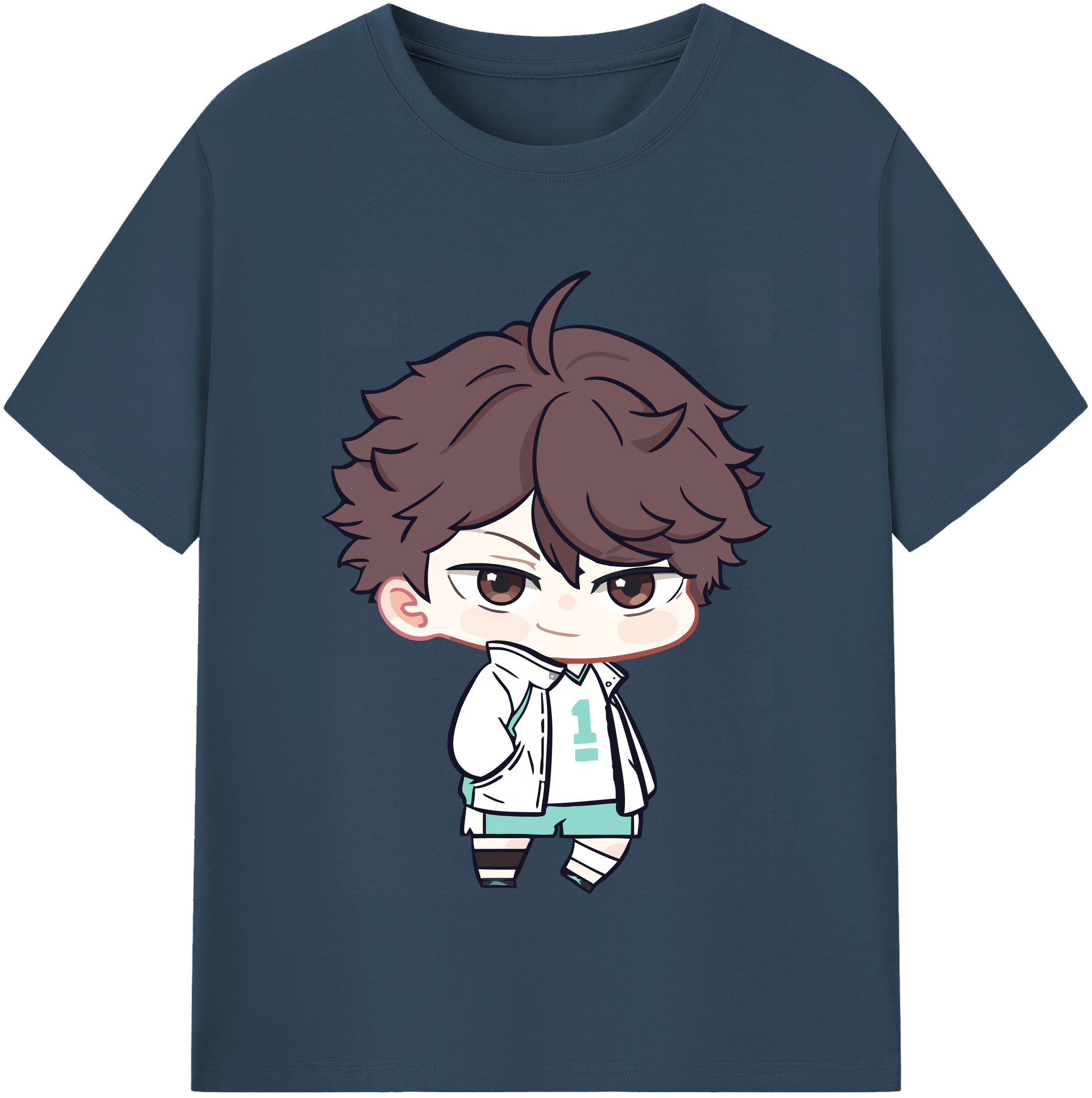 （画像用） ハイキュー!! Haikyu!! レディースカジュアルプリントTシャツ（綿100％）