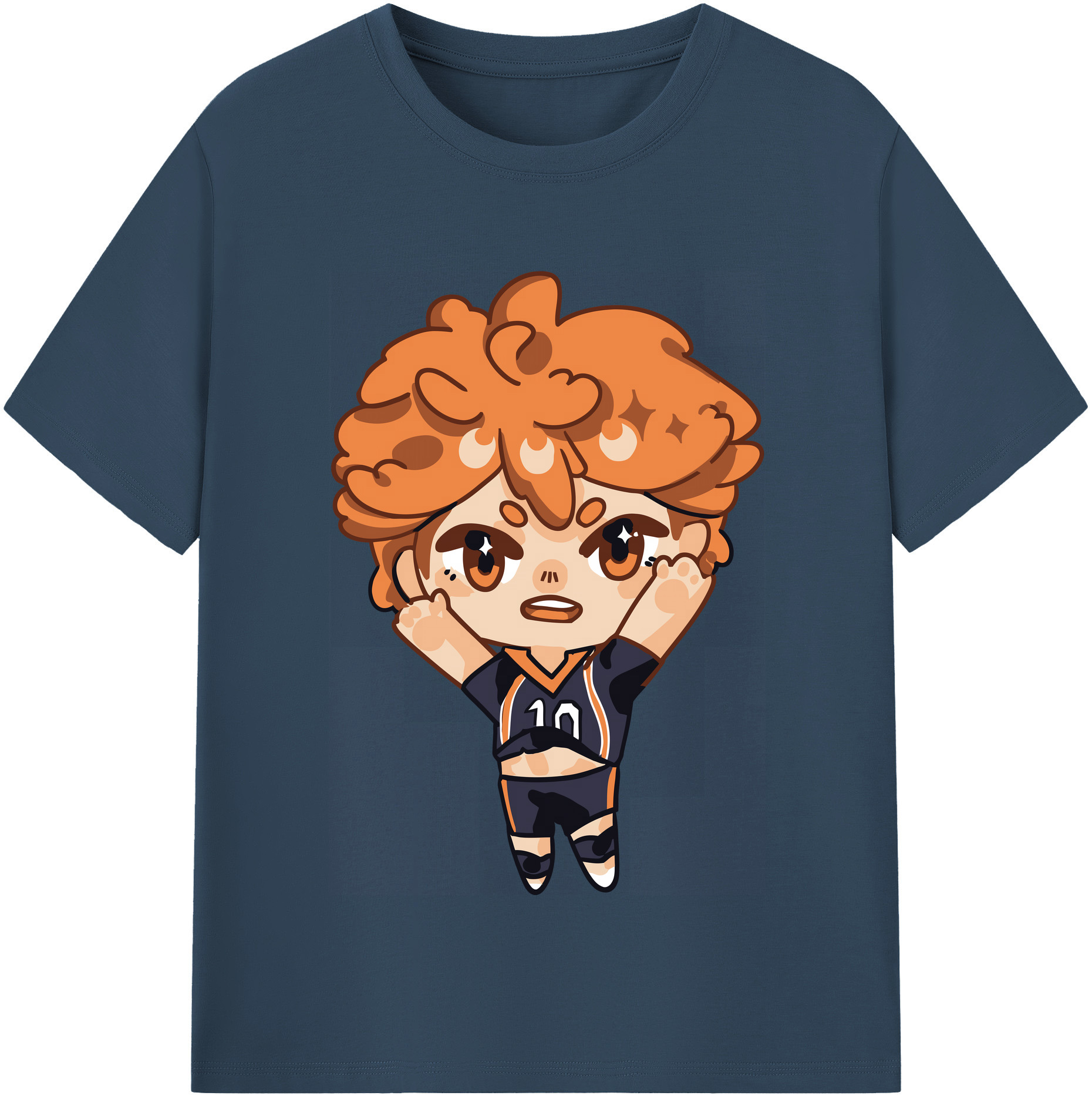（画像用） ハイキュー!! Haikyu!! レディースカジュアルプリントTシャツ（綿100％）