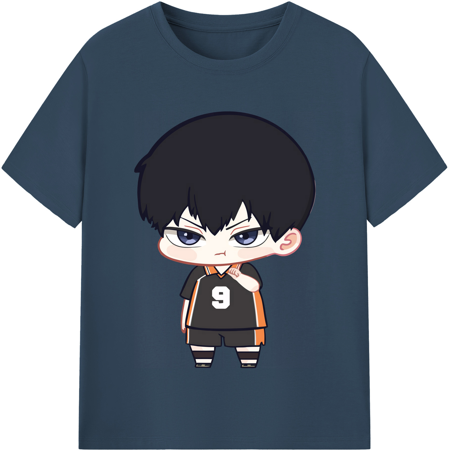 （画像用） ハイキュー!! Haikyu!! レディースカジュアルプリントTシャツ（綿100％）
