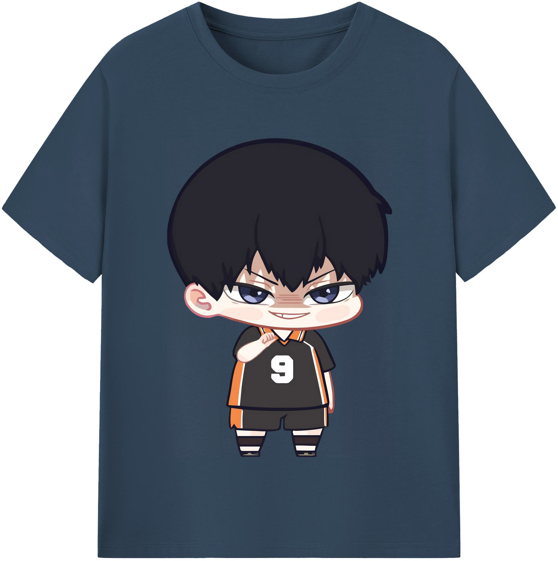 （画像用） ハイキュー!! Haikyu!! レディースカジュアルプリントTシャツ（綿100％）
