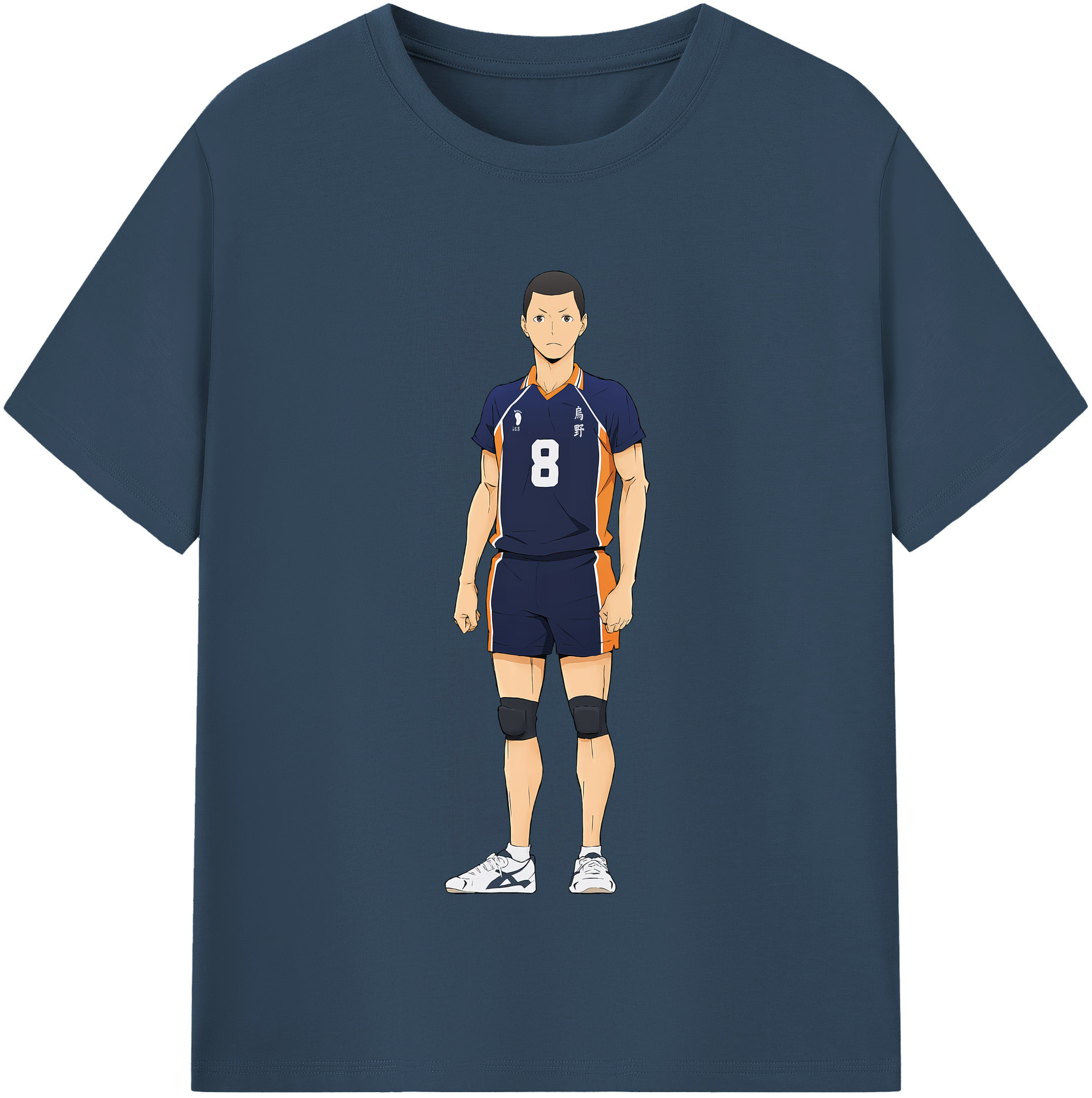 （画像用） ハイキュー!! Haikyu!! レディースカジュアルプリントTシャツ（綿100％）