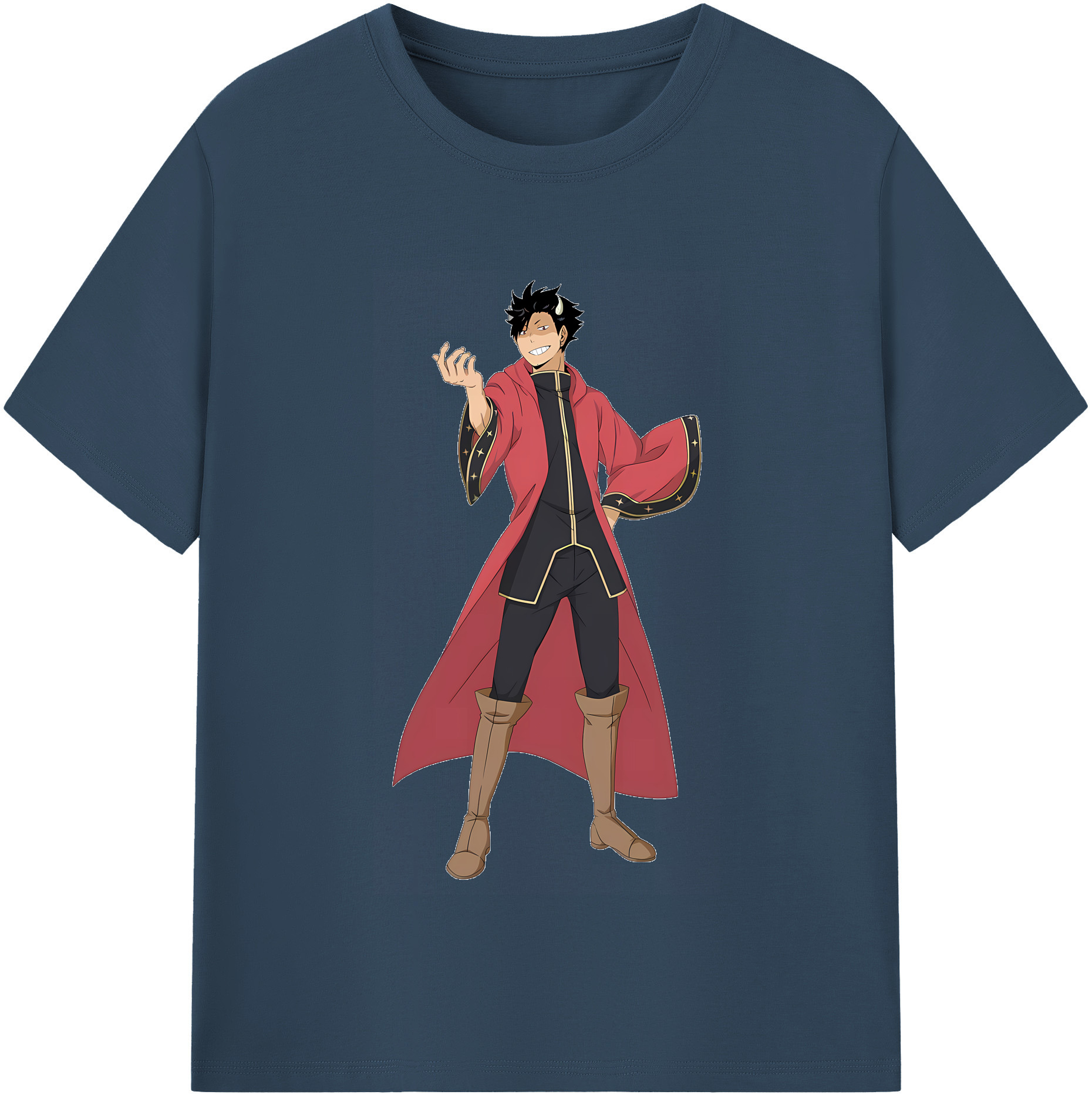 （画像用） ハイキュー!! Haikyu!! レディースカジュアルプリントTシャツ（綿100％）